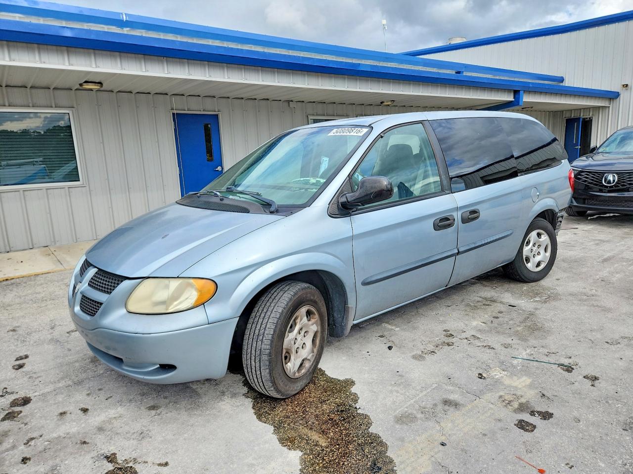 2003 Dodge Grand Caravan Se Синий vin: 1D4GP243X3B199046