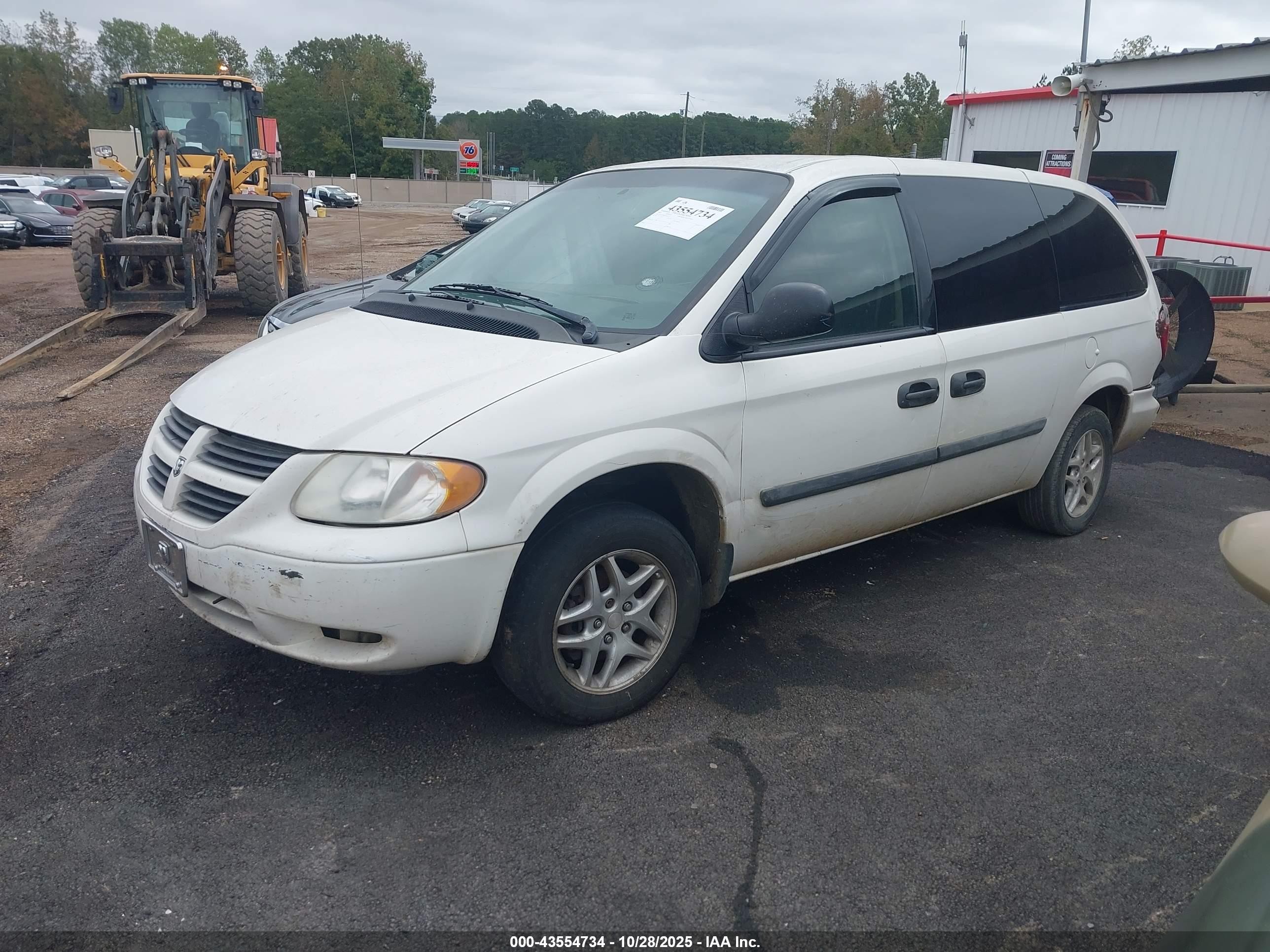 2007 Dodge Grand Caravan Se Белый vin: 1D4GP24E47B252072