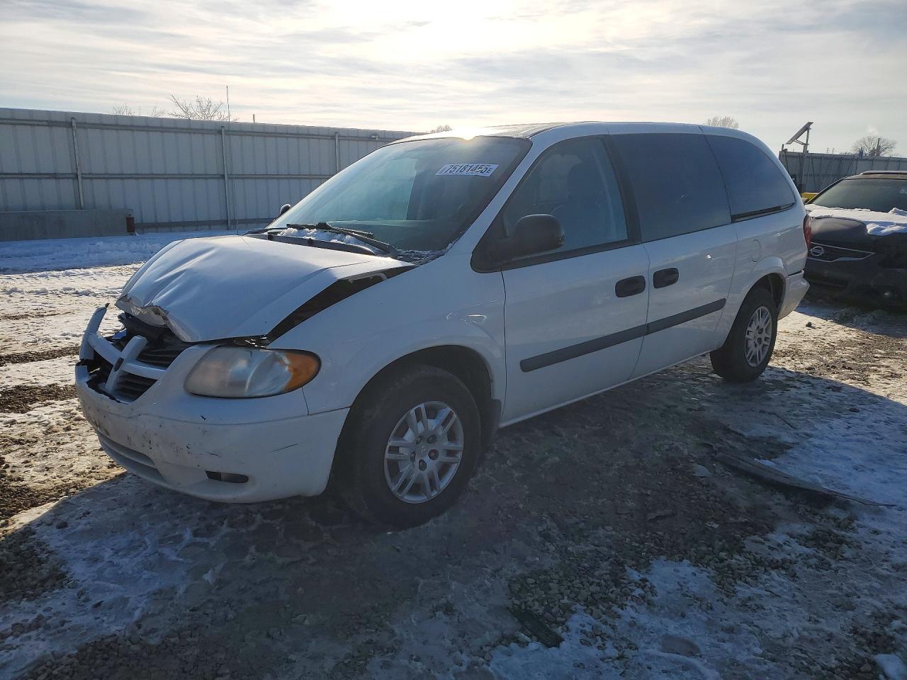 2006 Dodge Grand Caravan Se White vin: 1D4GP24E56B650017