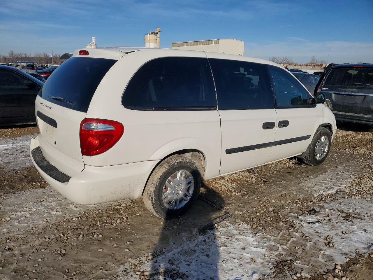 2006 Dodge Grand Caravan Se White vin: 1D4GP24E56B650017