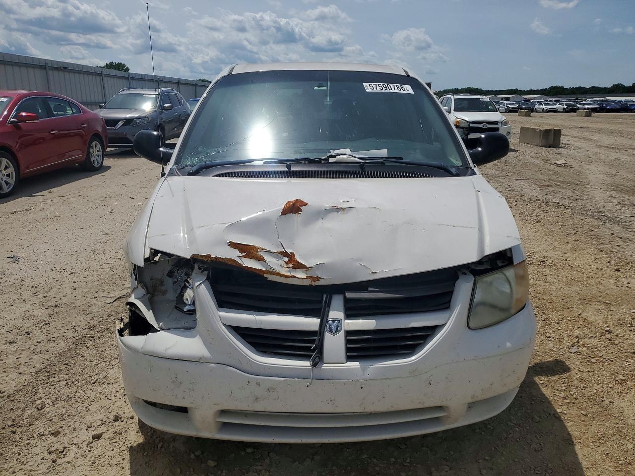 2006 Dodge Grand Caravan Le White vin: 1D4GP24E86B650013
