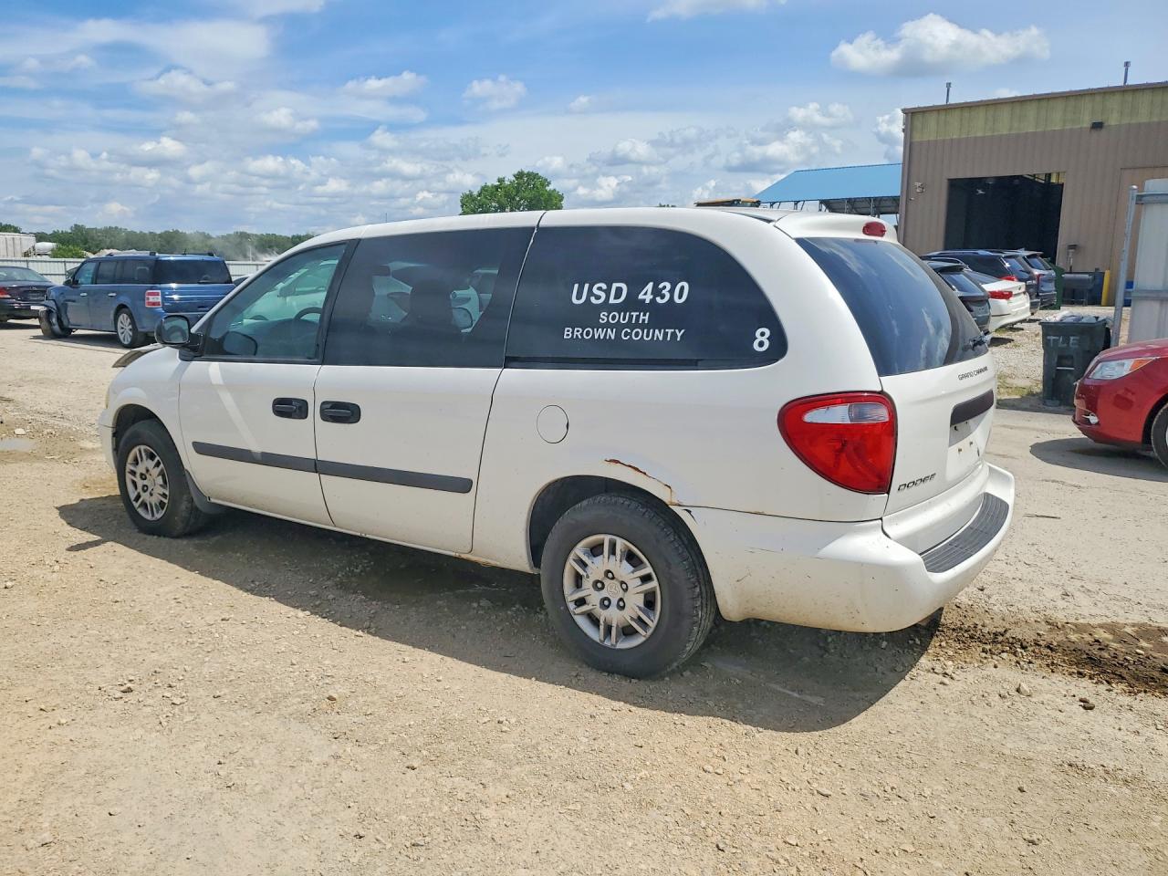 2006 Dodge Grand Caravan Le White vin: 1D4GP24E86B650013
