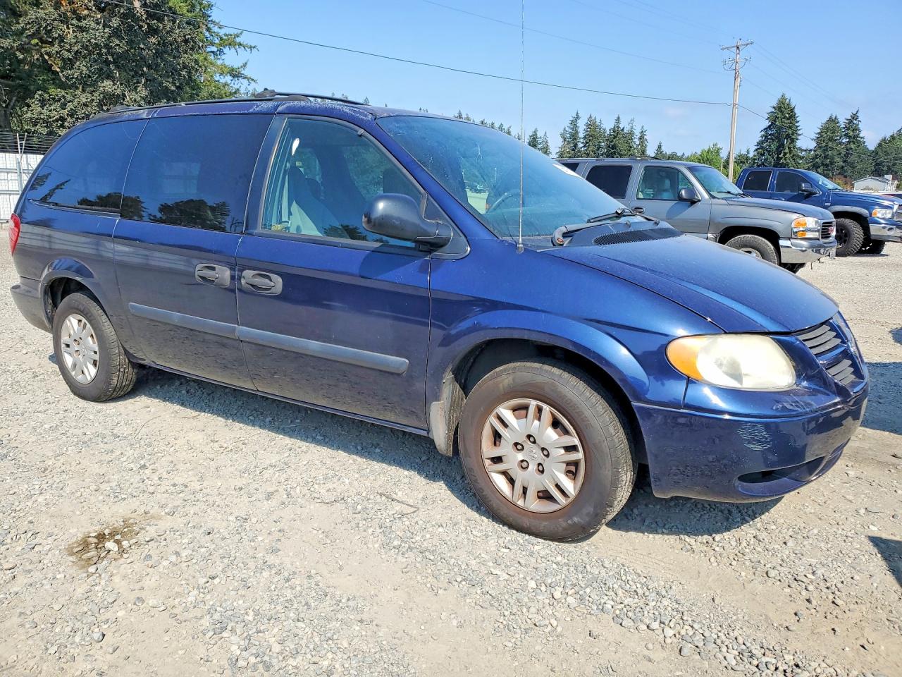 2005 Dodge Grand Caravan Se Синий vin: 1D4GP24R05B126503