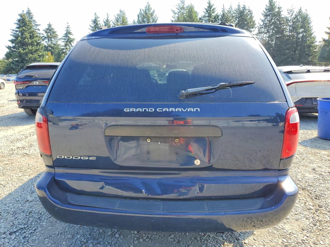 2005 Dodge Grand Caravan Se Синий vin: 1D4GP24R05B126503