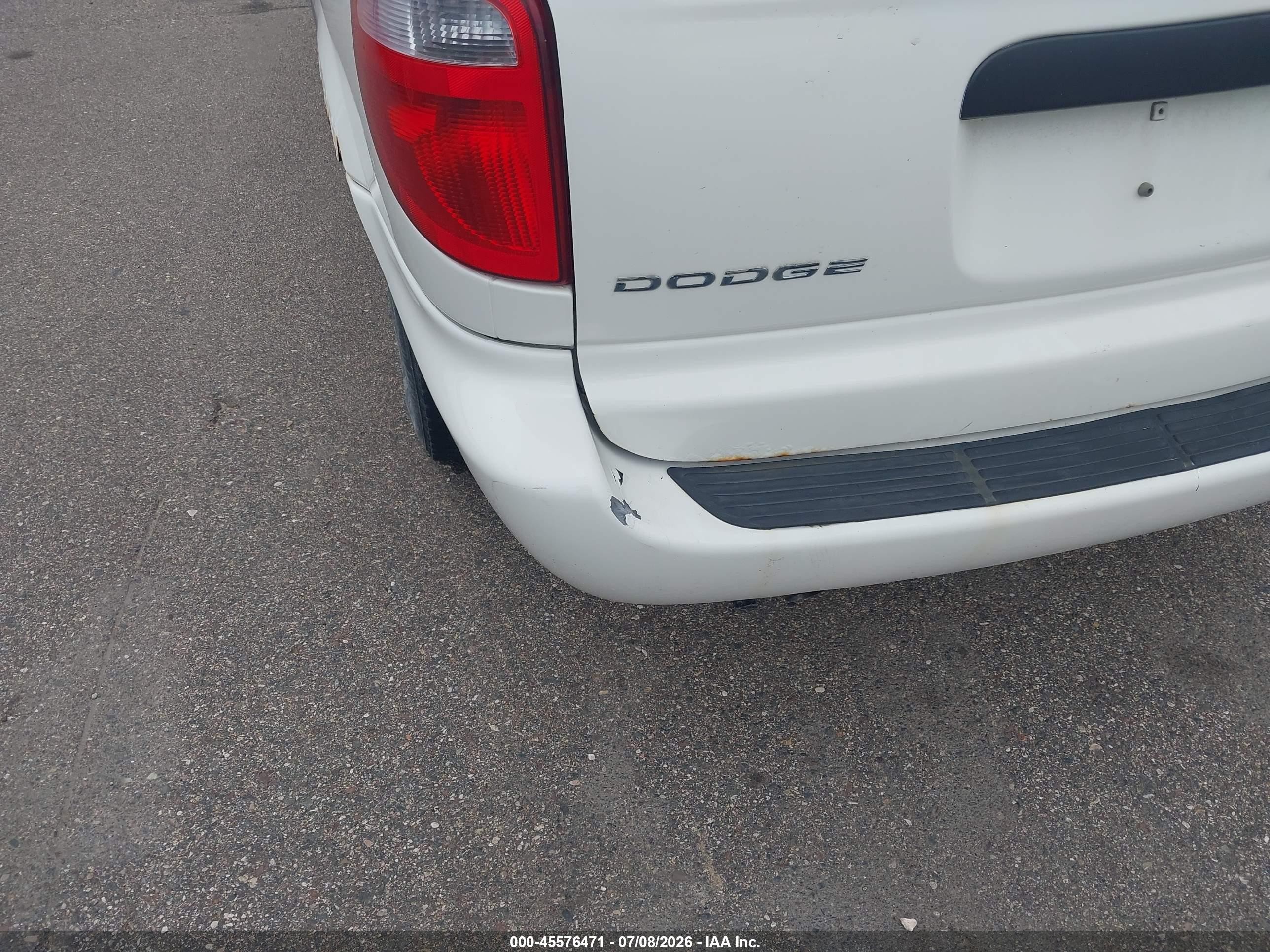 2006 Dodge Grand Caravan Se White vin: 1D4GP24R06B677483