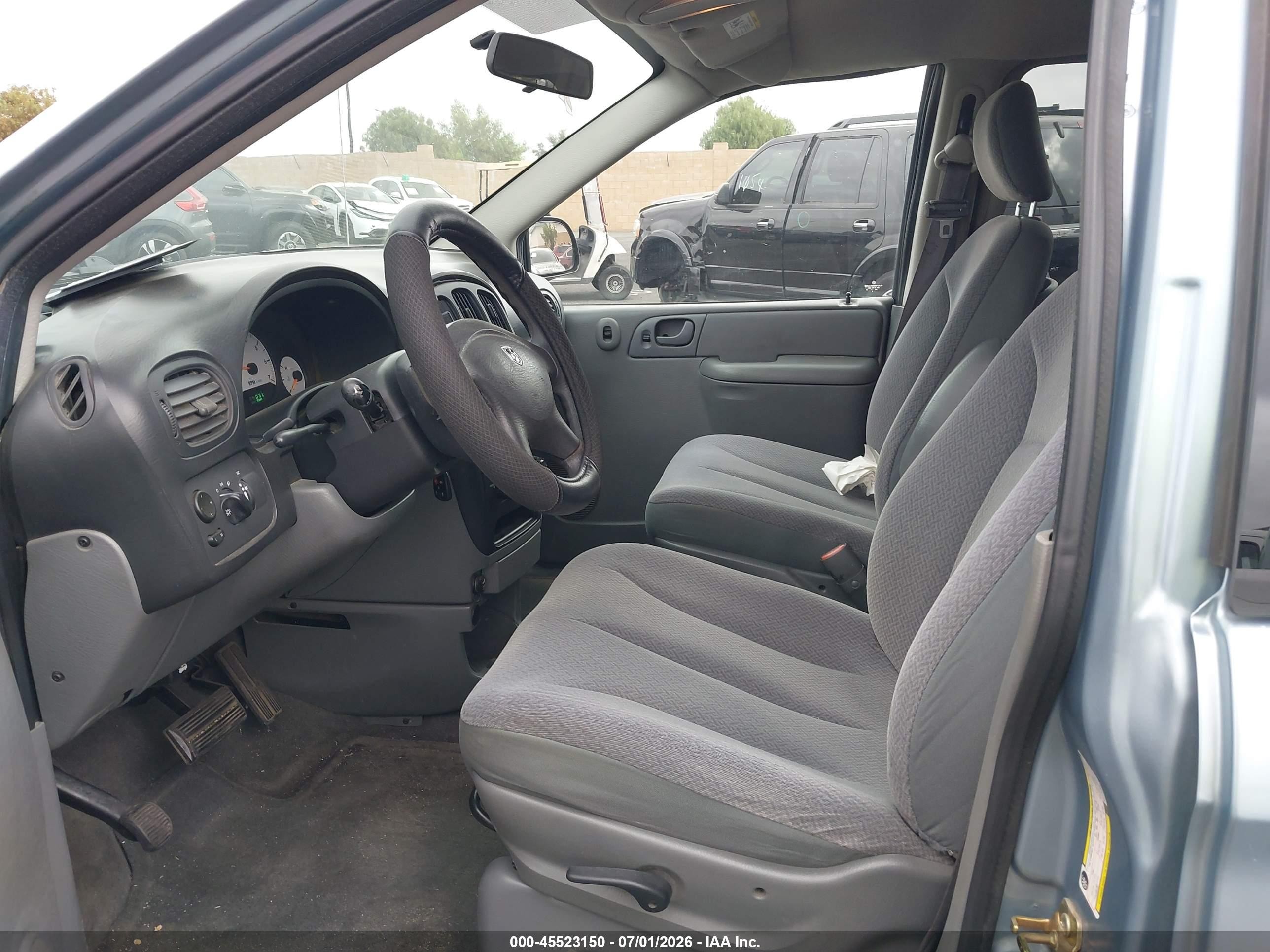 2006 Dodge Grand Caravan Se Blue vin: 1D4GP24R06B712250