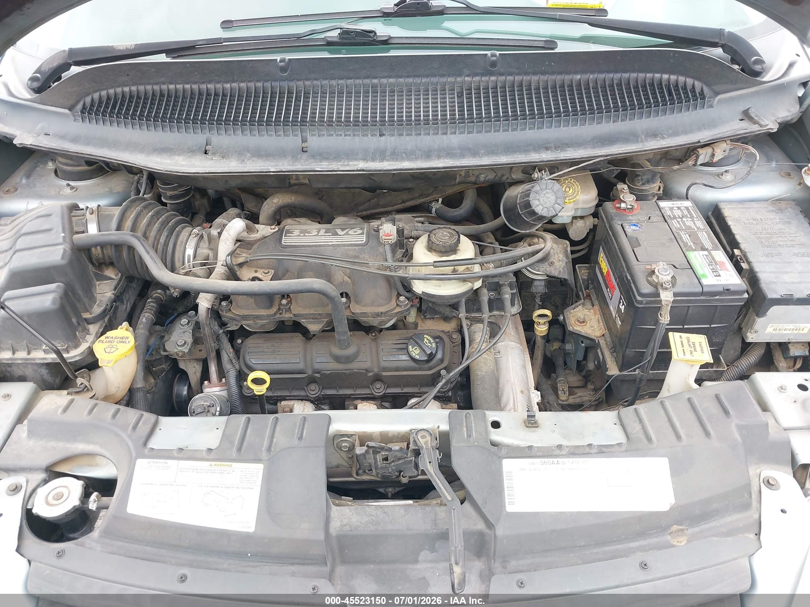 2006 Dodge Grand Caravan Se Blue vin: 1D4GP24R06B712250