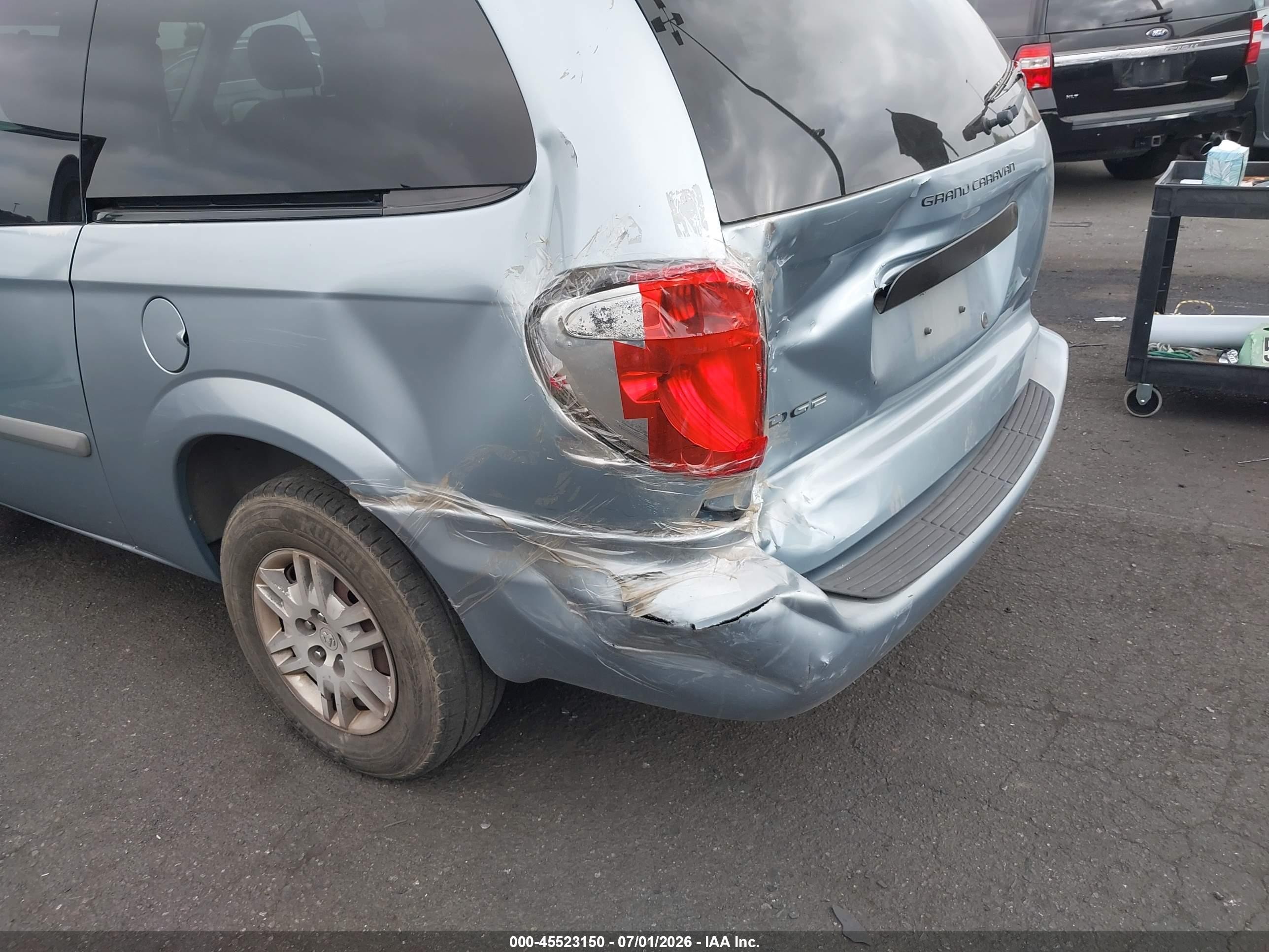 2006 Dodge Grand Caravan Se Blue vin: 1D4GP24R06B712250