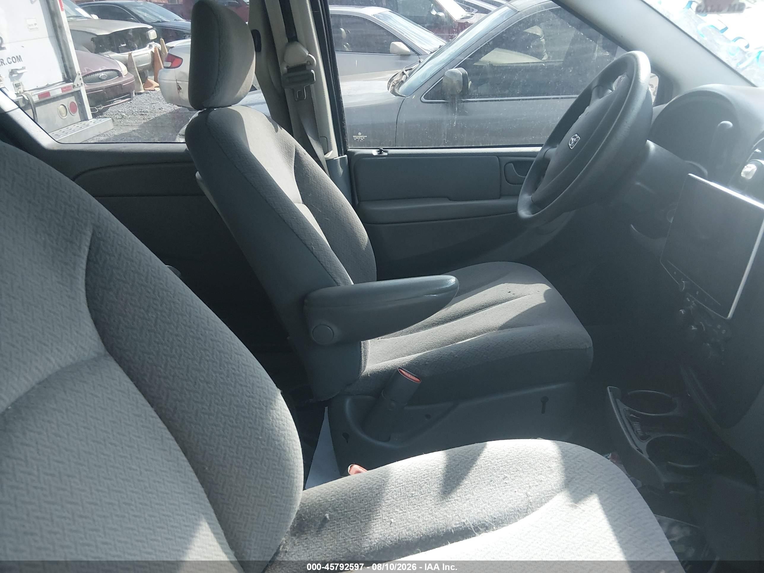 2007 Dodge Grand Caravan Se Blue vin: 1D4GP24R07B138587
