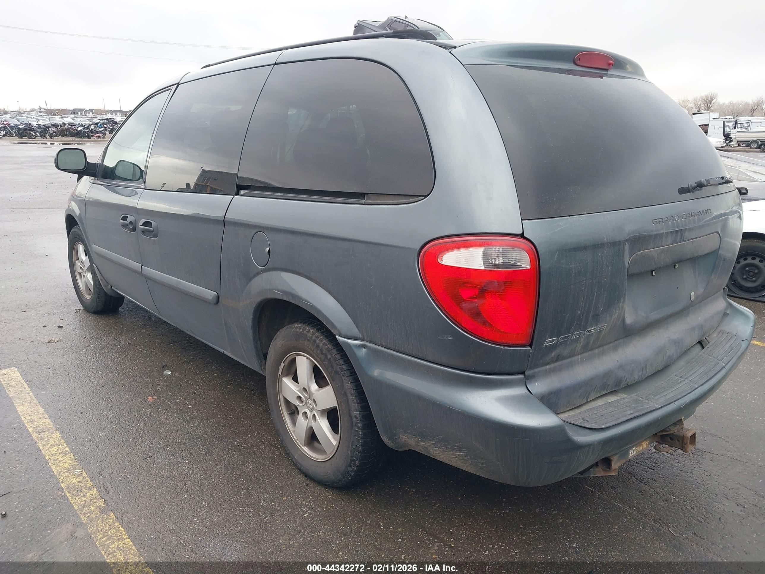 2007 Dodge Grand Caravan Se Синий vin: 1D4GP24R07B167474