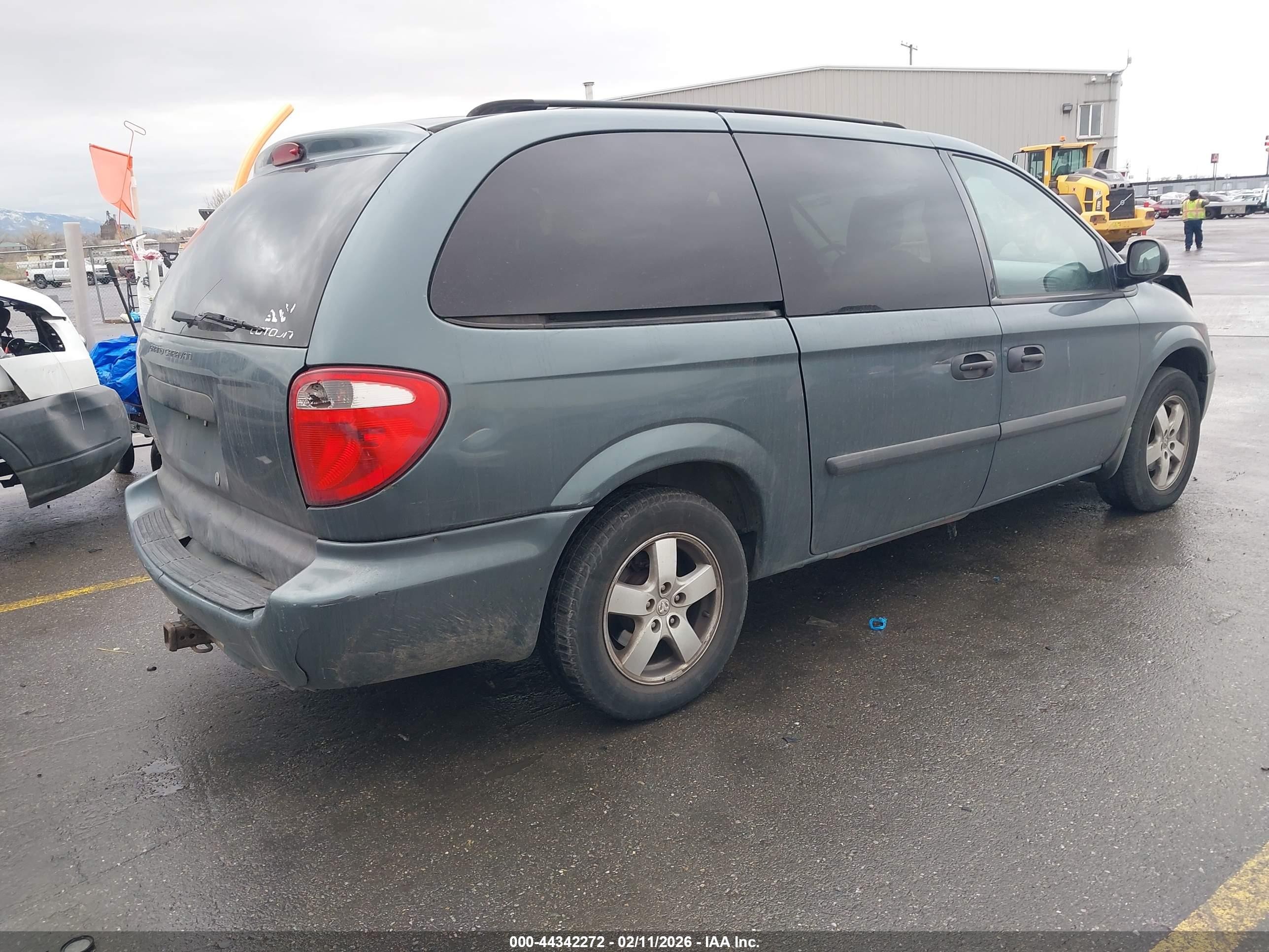 2007 Dodge Grand Caravan Se Синий vin: 1D4GP24R07B167474