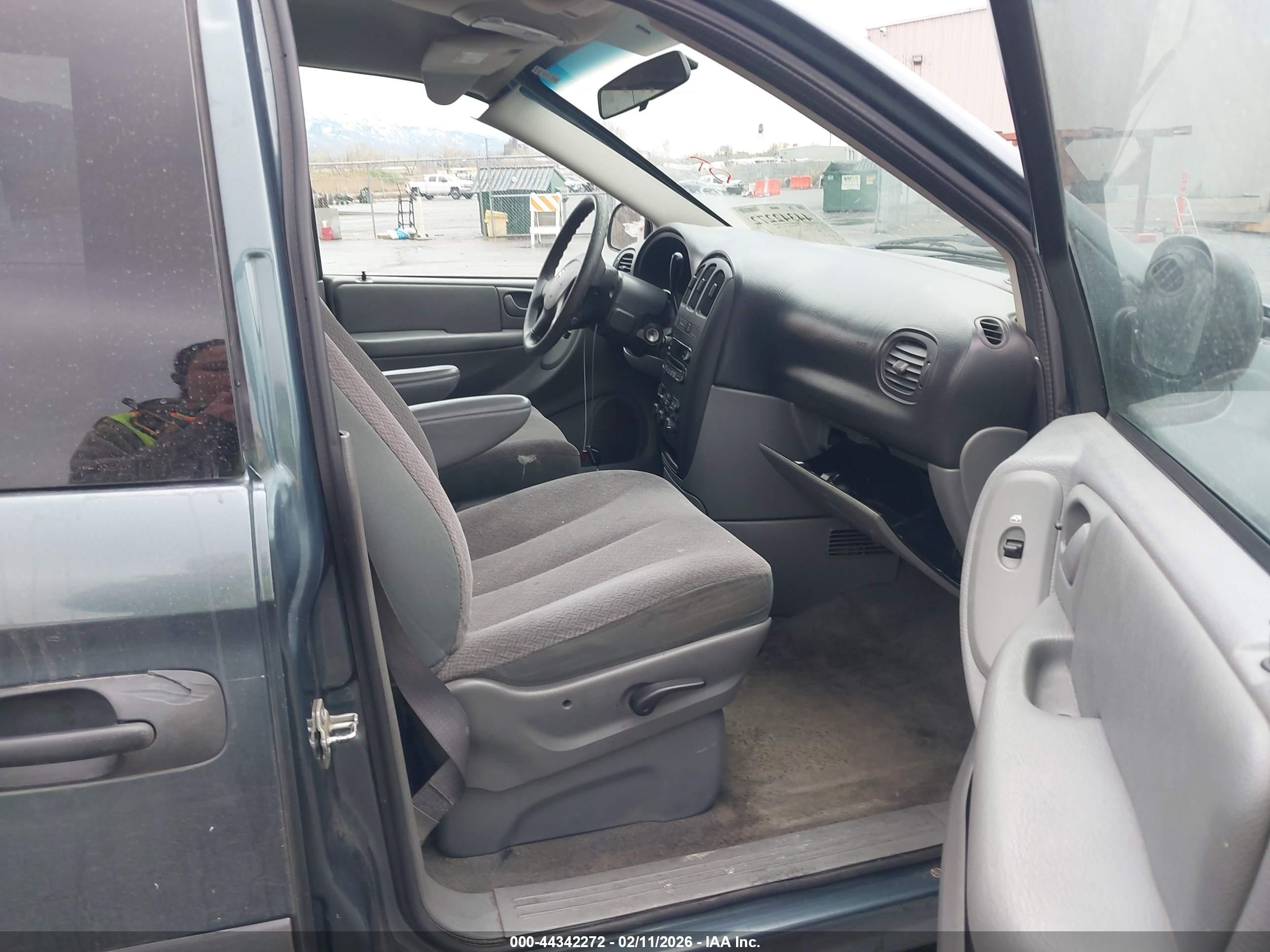 2007 Dodge Grand Caravan Se Синий vin: 1D4GP24R07B167474