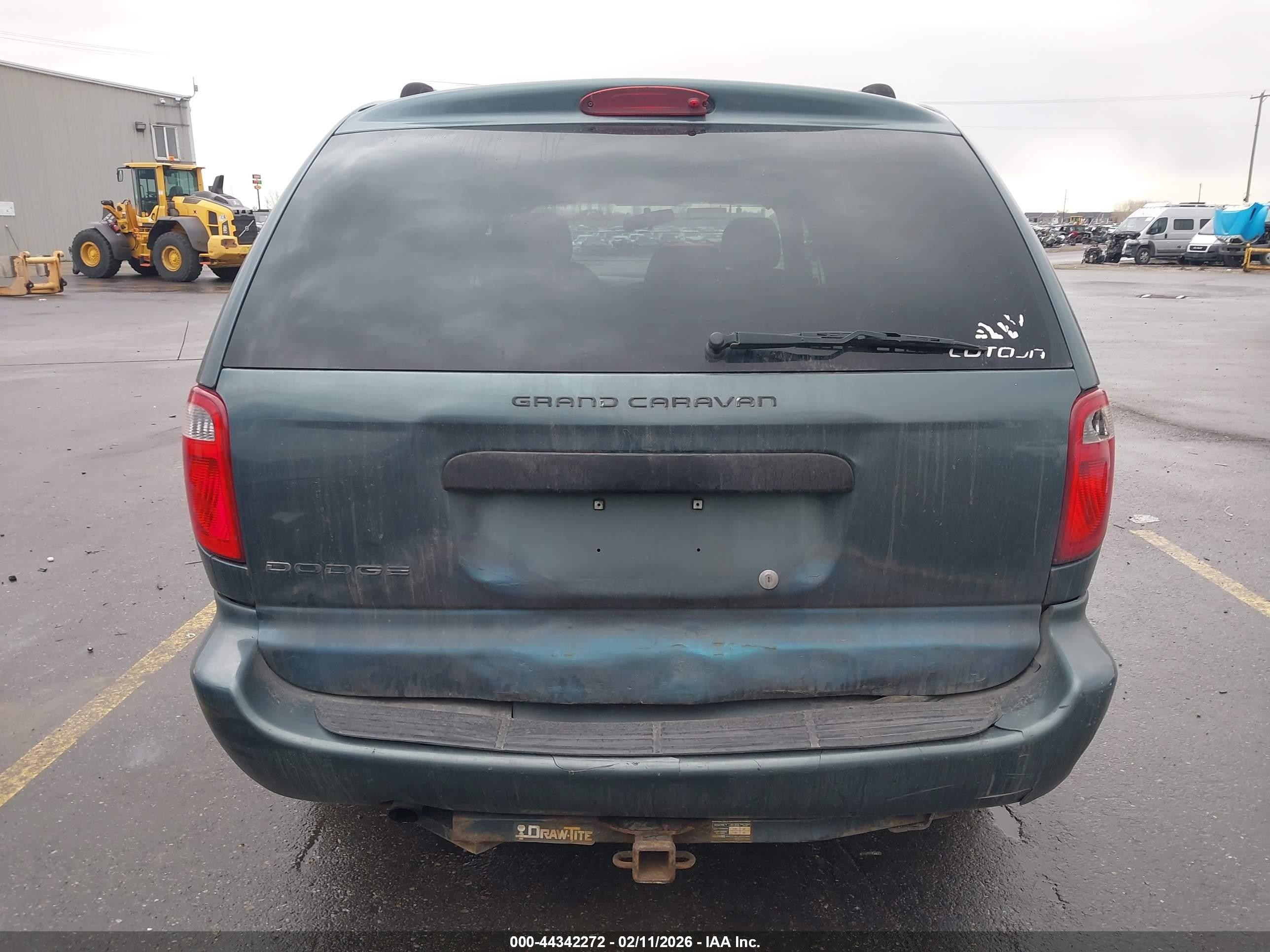2007 Dodge Grand Caravan Se Синий vin: 1D4GP24R07B167474