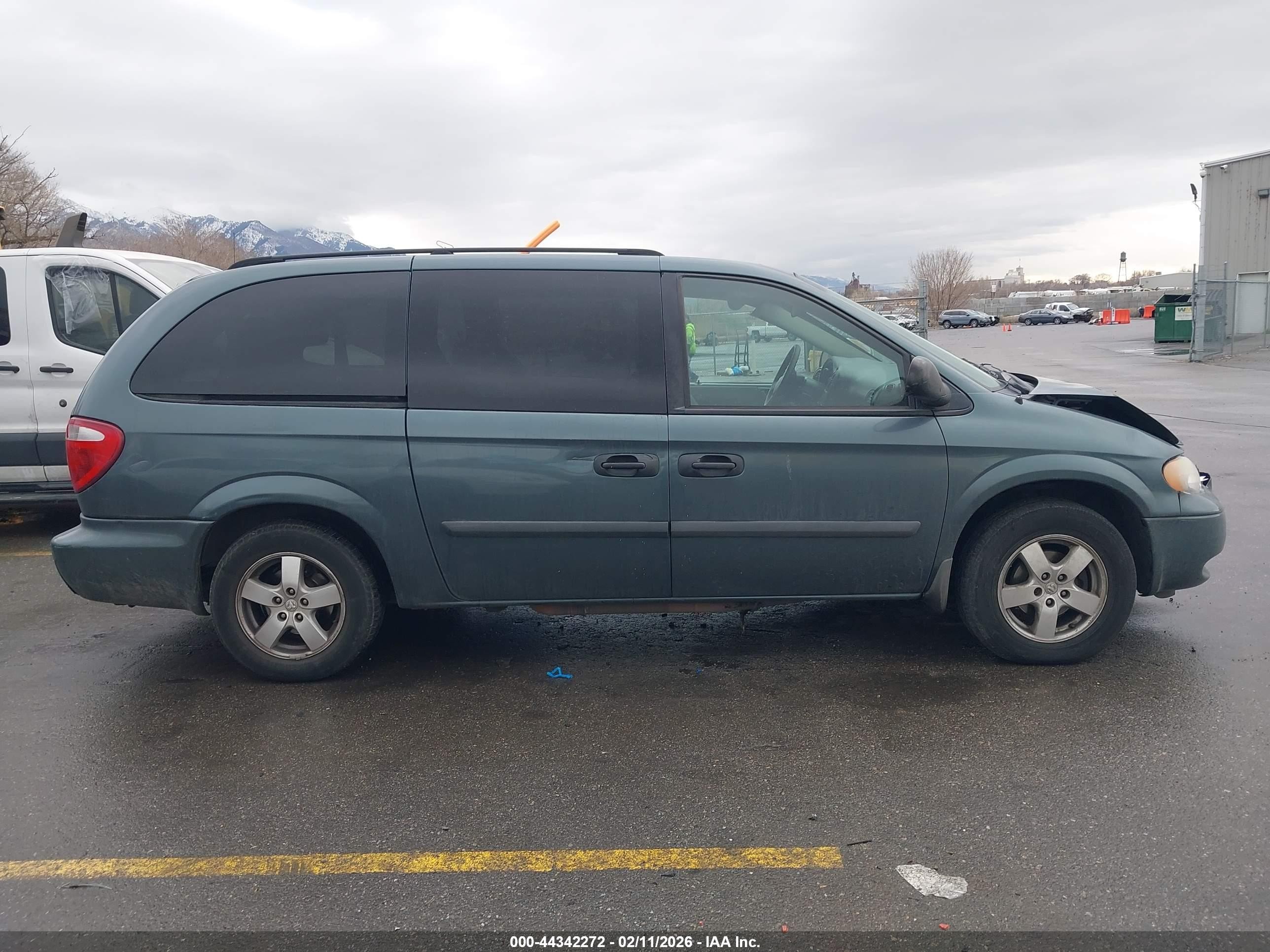 2007 Dodge Grand Caravan Se Синий vin: 1D4GP24R07B167474