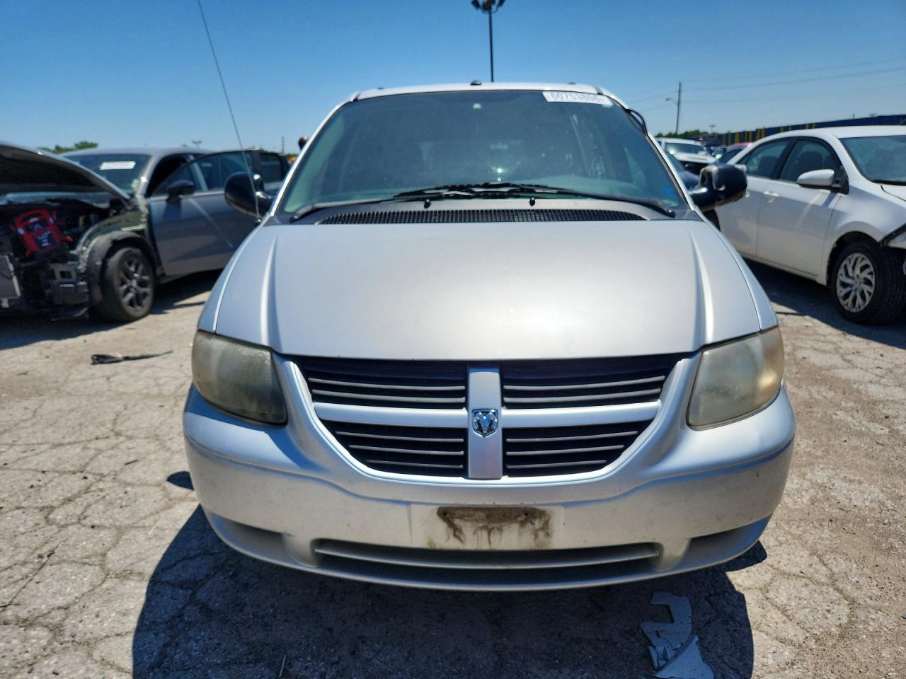 2007 Dodge Grand Caravan Se Silver vin: 1D4GP24R07B187322