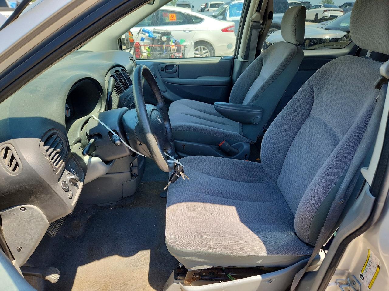 2007 Dodge Grand Caravan Se Silver vin: 1D4GP24R07B187322