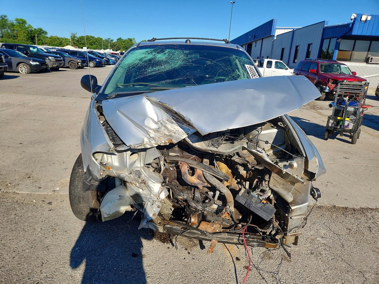 2005 Dodge Grand Caravan Se Silver vin: 1D4GP24R15B282954