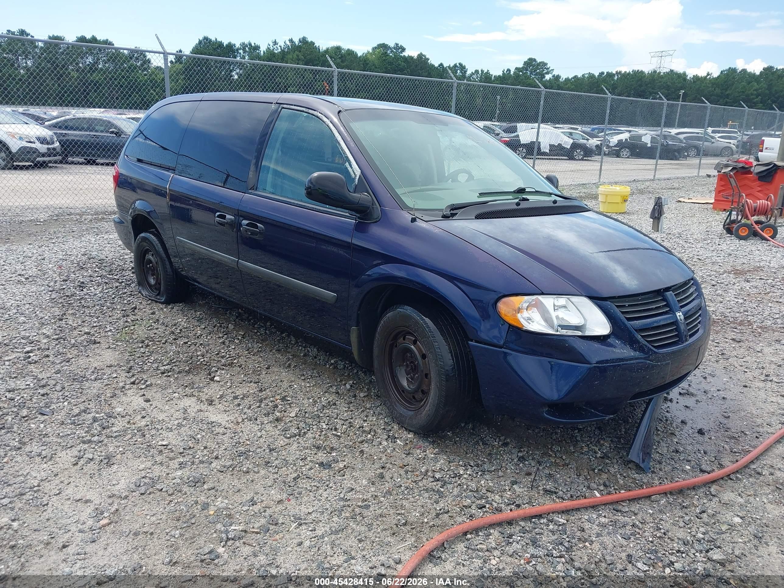 2005 Dodge Grand Caravan Se Dark Blue vin: 1D4GP24R15B429466