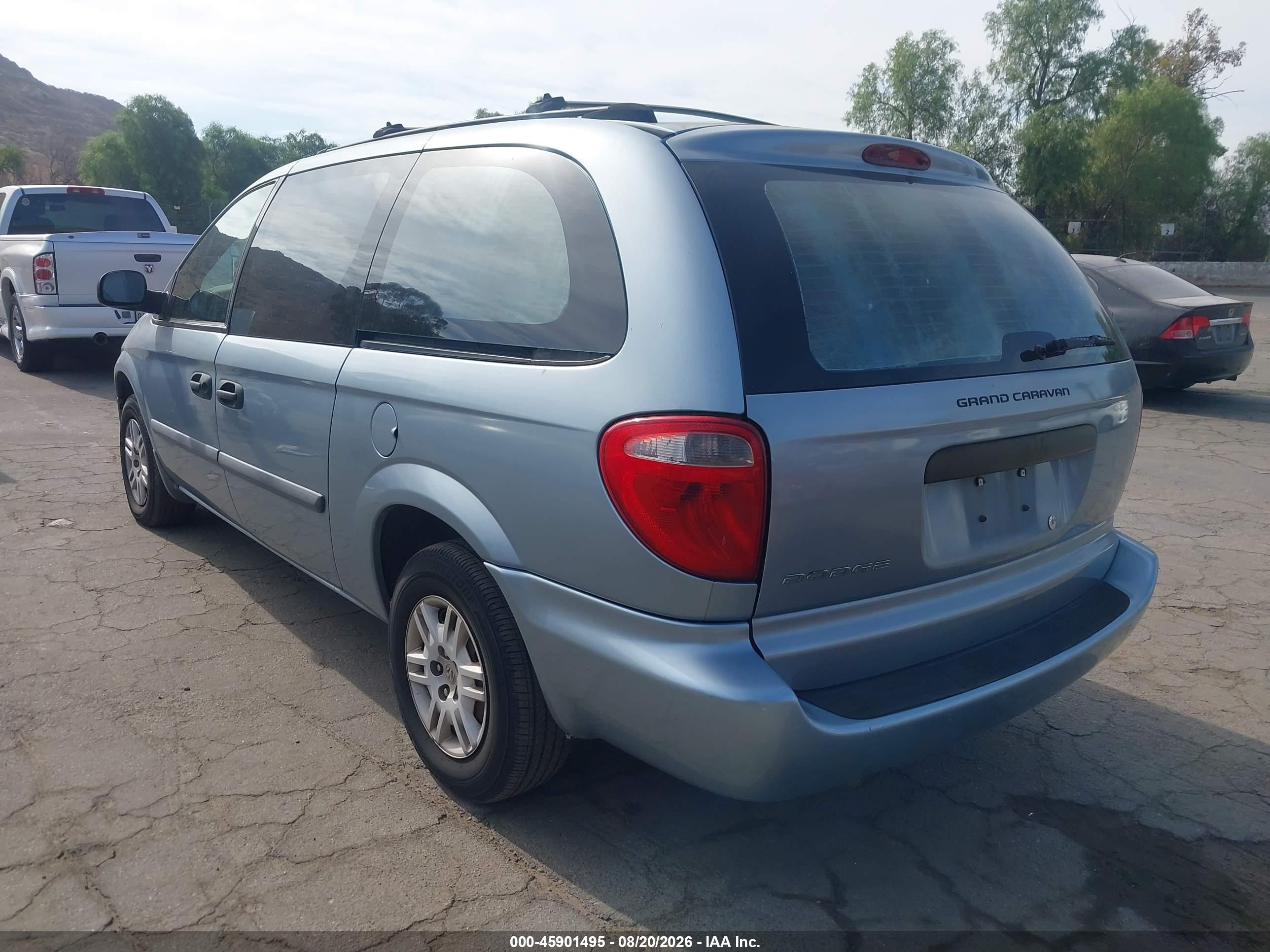 2006 Dodge Grand Caravan Se Blue vin: 1D4GP24R16B557546
