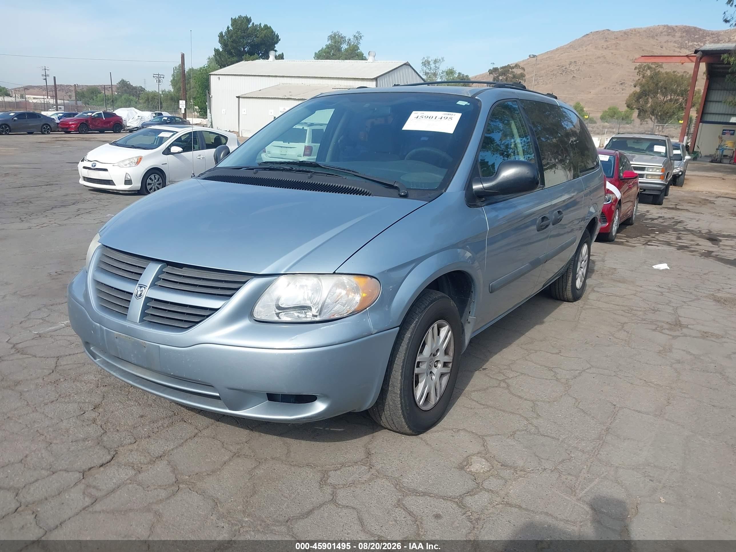 2006 Dodge Grand Caravan Se Blue vin: 1D4GP24R16B557546