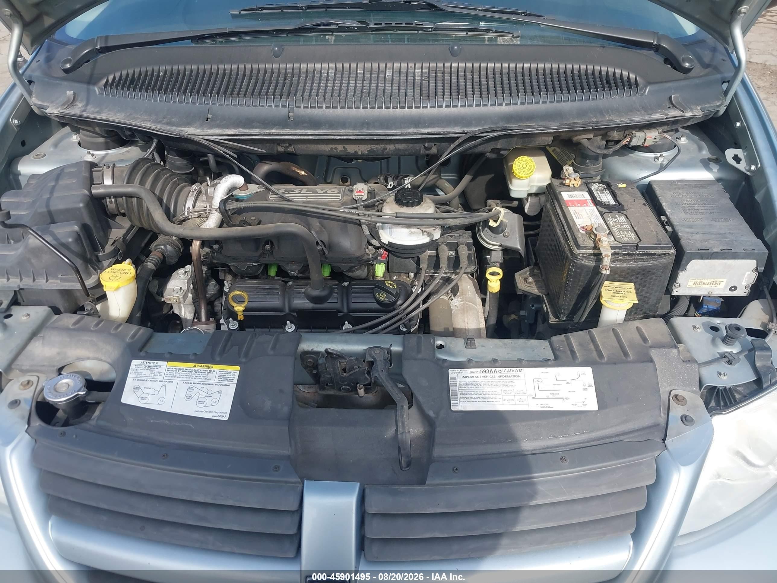 2006 Dodge Grand Caravan Se Blue vin: 1D4GP24R16B557546