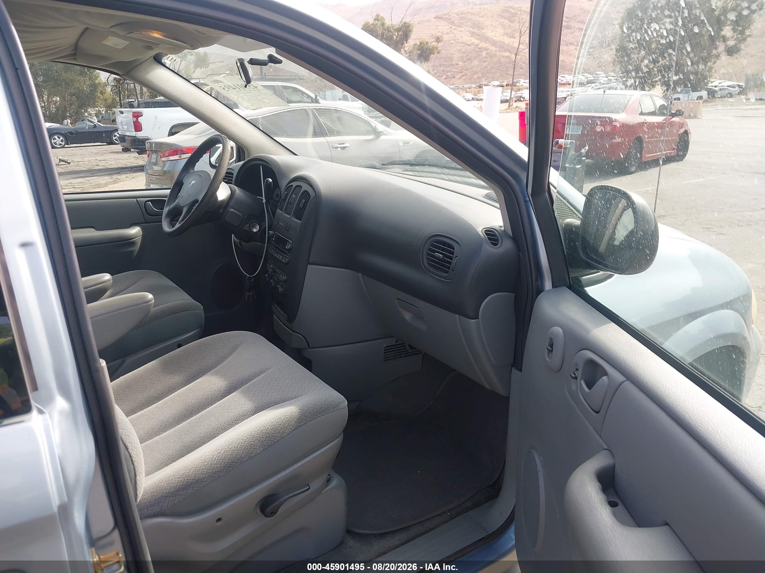 2006 Dodge Grand Caravan Se Blue vin: 1D4GP24R16B557546