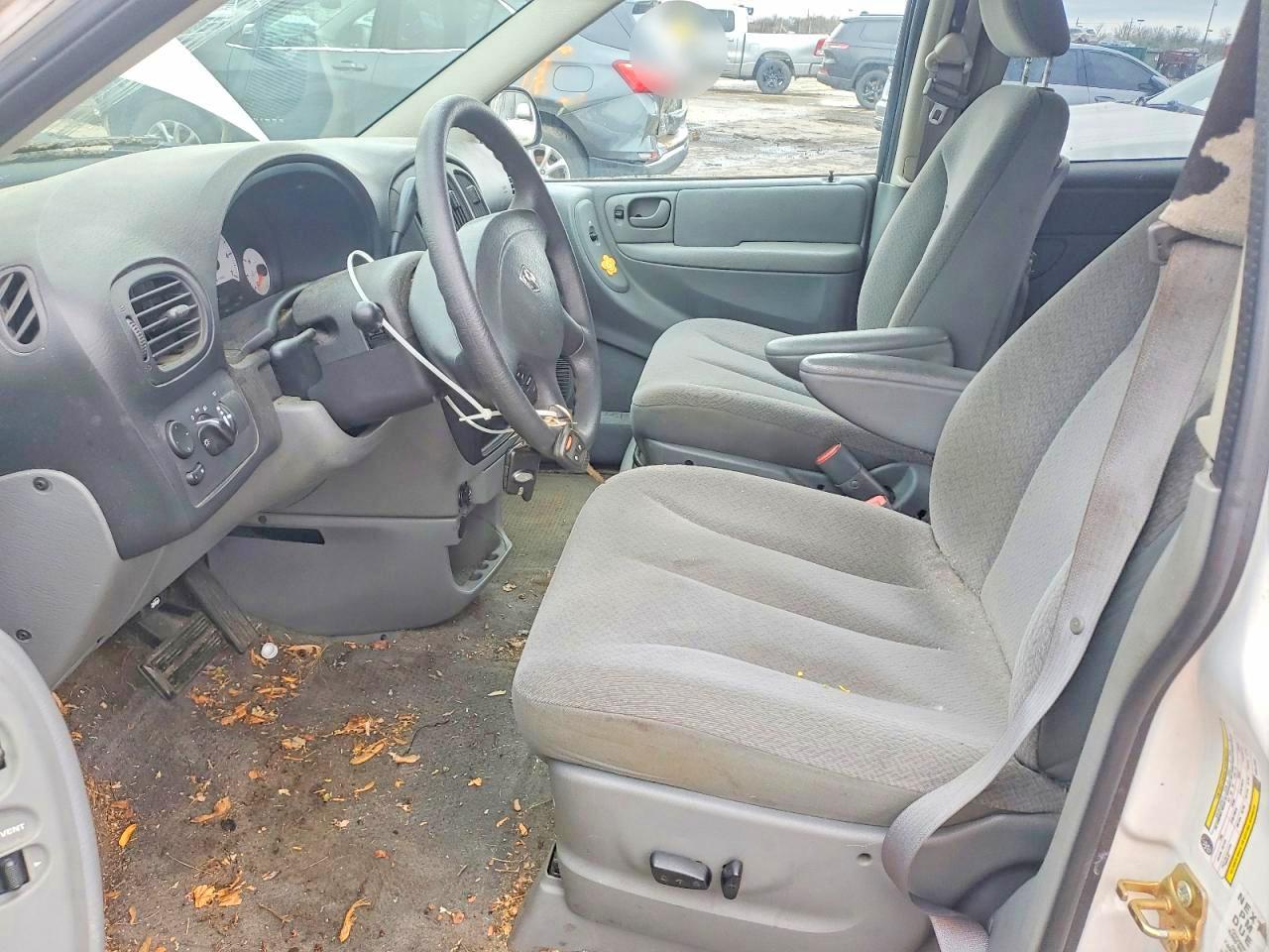 2006 Dodge Grand Caravan Se White vin: 1D4GP24R16B641060