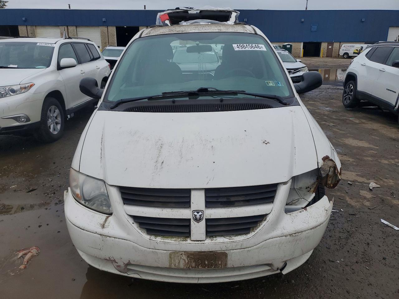 2006 Dodge Grand Caravan Se White vin: 1D4GP24R16B641060