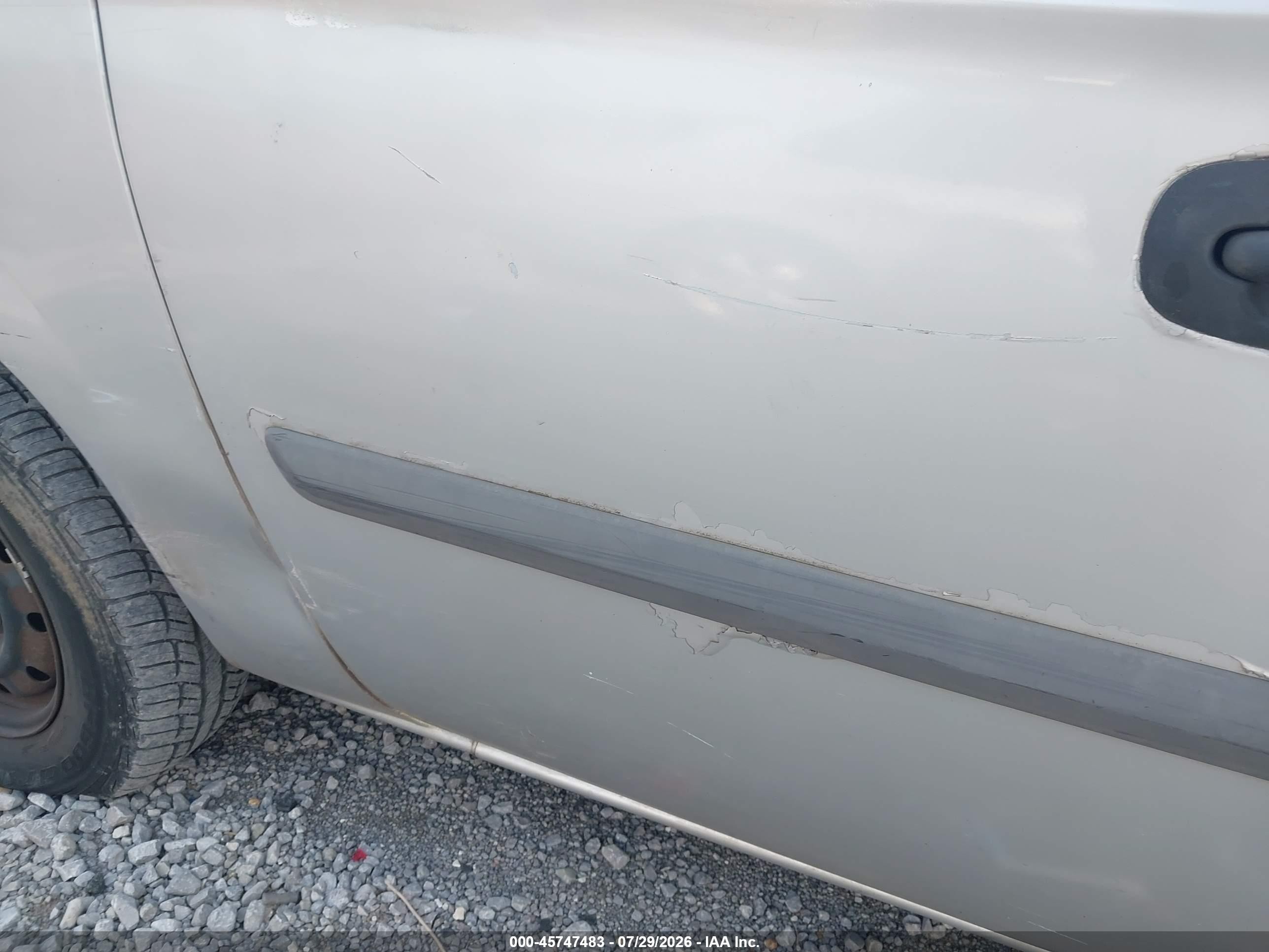 2007 Dodge Grand Caravan Se Silver vin: 1D4GP24R17B124908