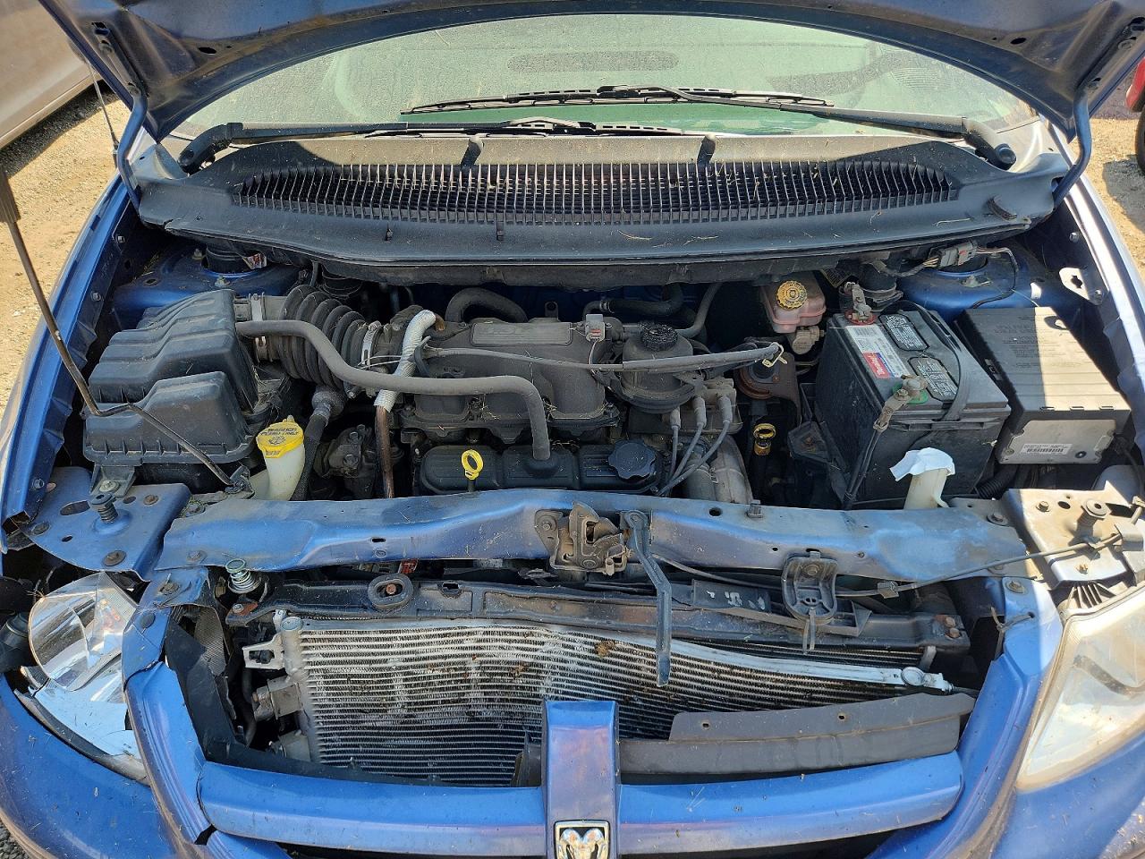 2007 Dodge Grand Caravan Se Blue vin: 1D4GP24R17B191685