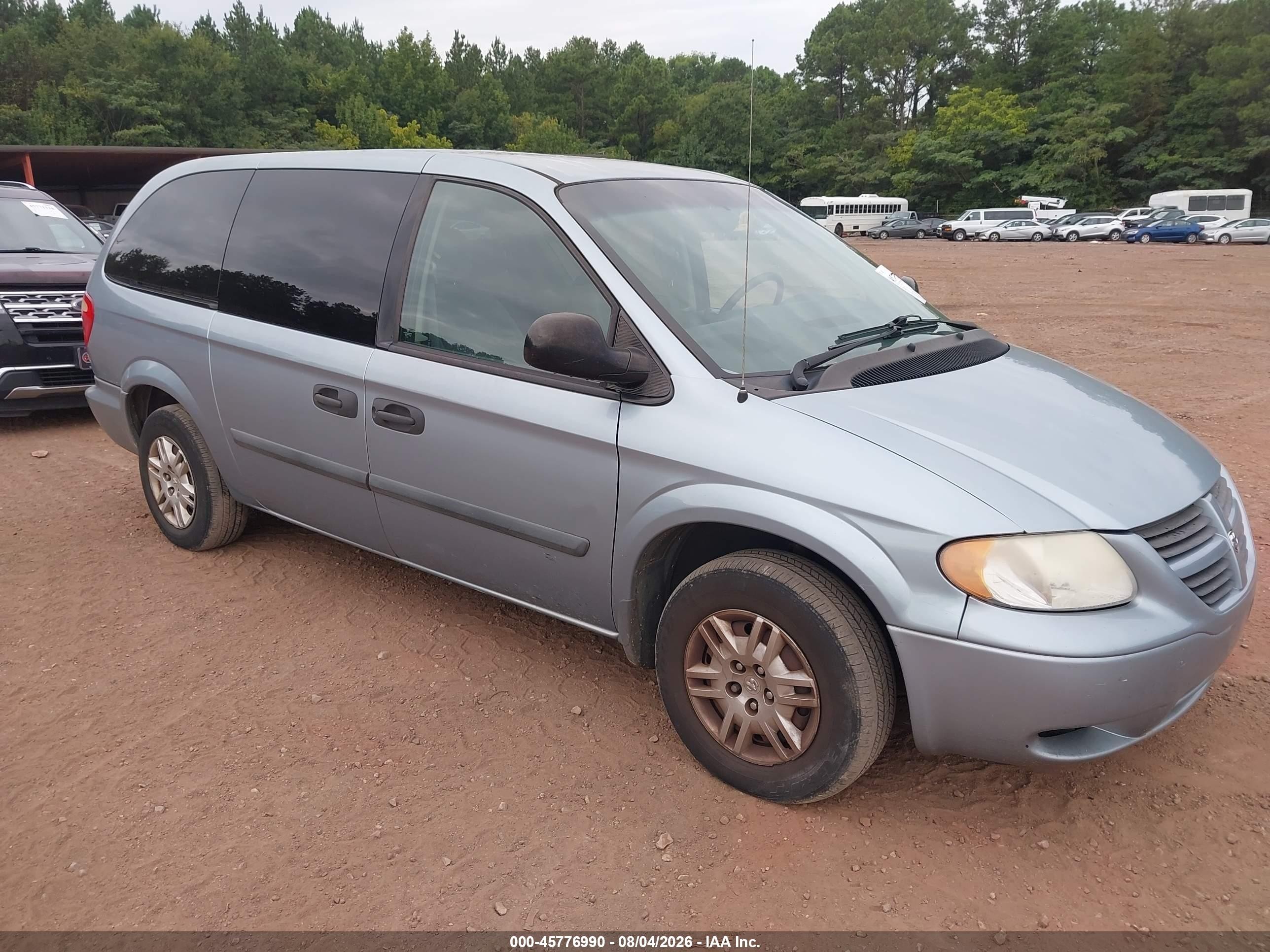 2006 Dodge Grand Caravan Se Blue vin: 1D4GP24R26B511238