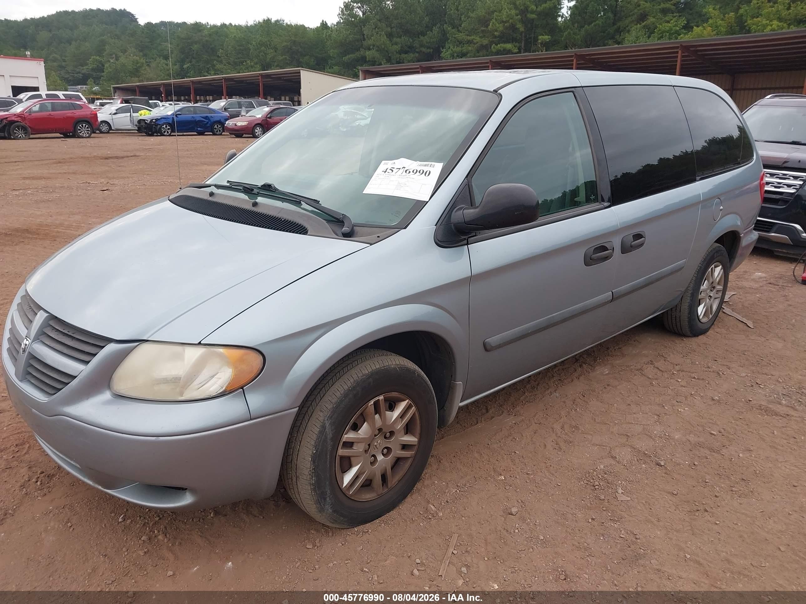 2006 Dodge Grand Caravan Se Blue vin: 1D4GP24R26B511238