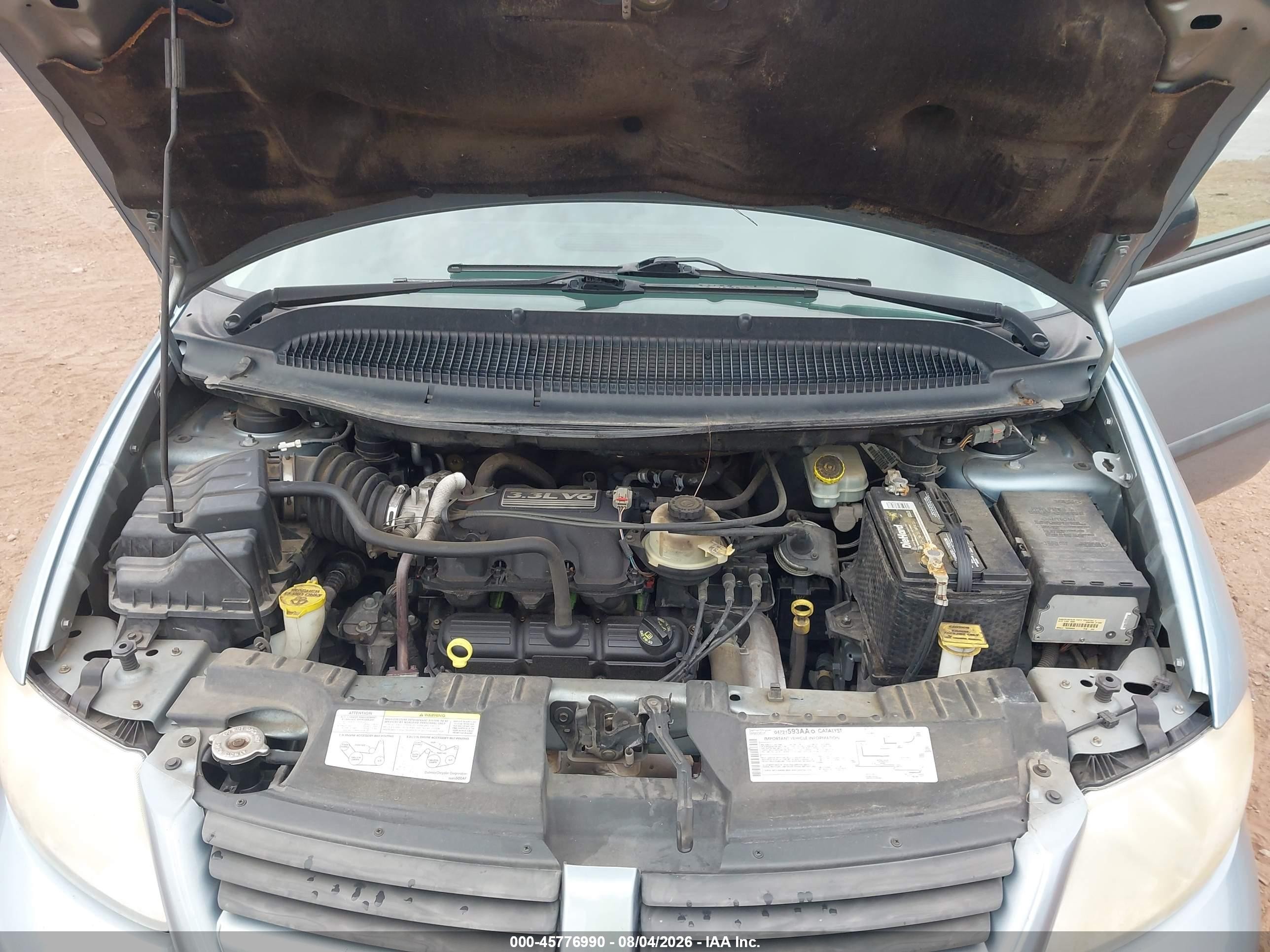 2006 Dodge Grand Caravan Se Blue vin: 1D4GP24R26B511238