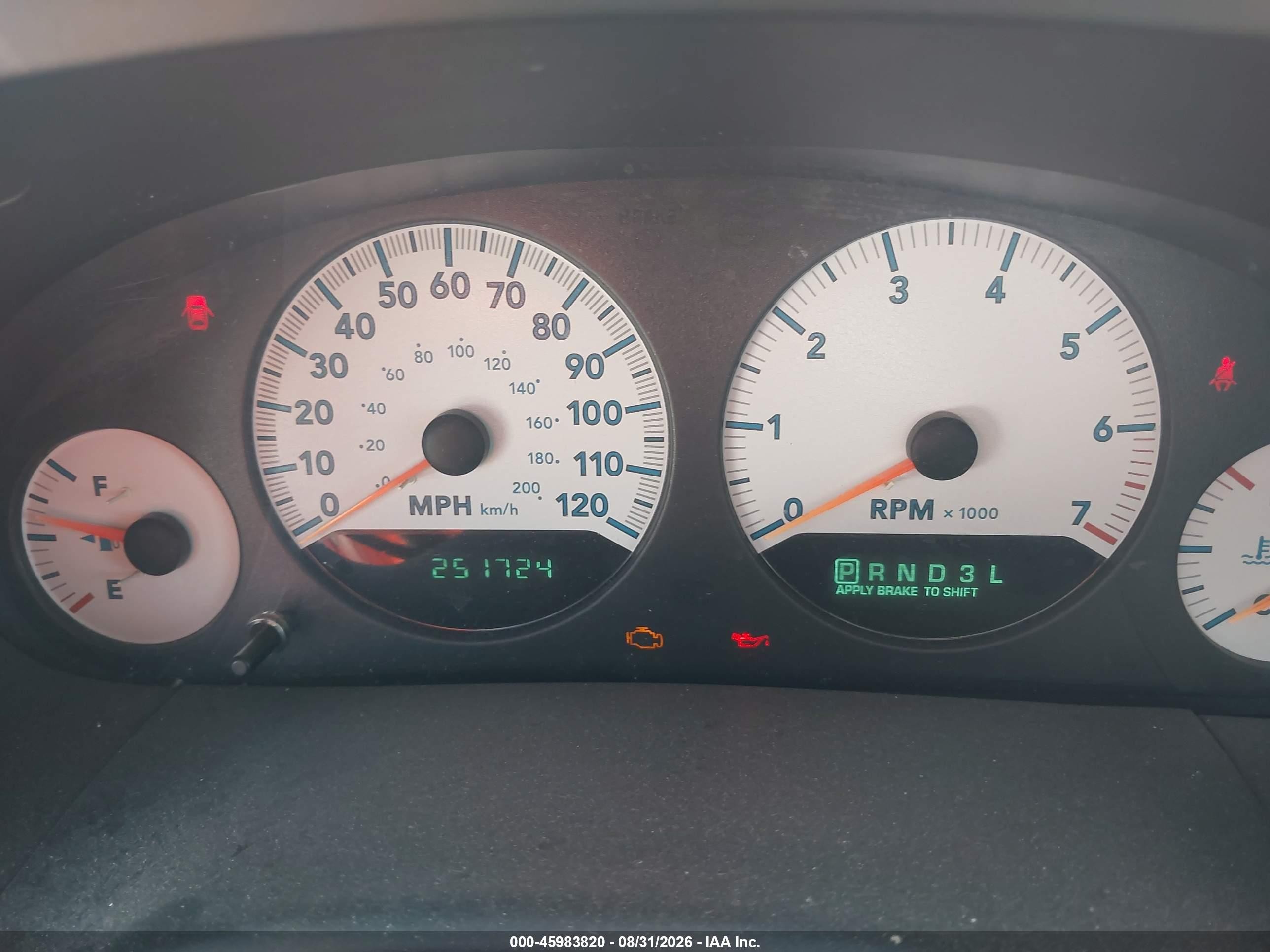 2006 Dodge Grand Caravan Se Red vin: 1D4GP24R26B670549