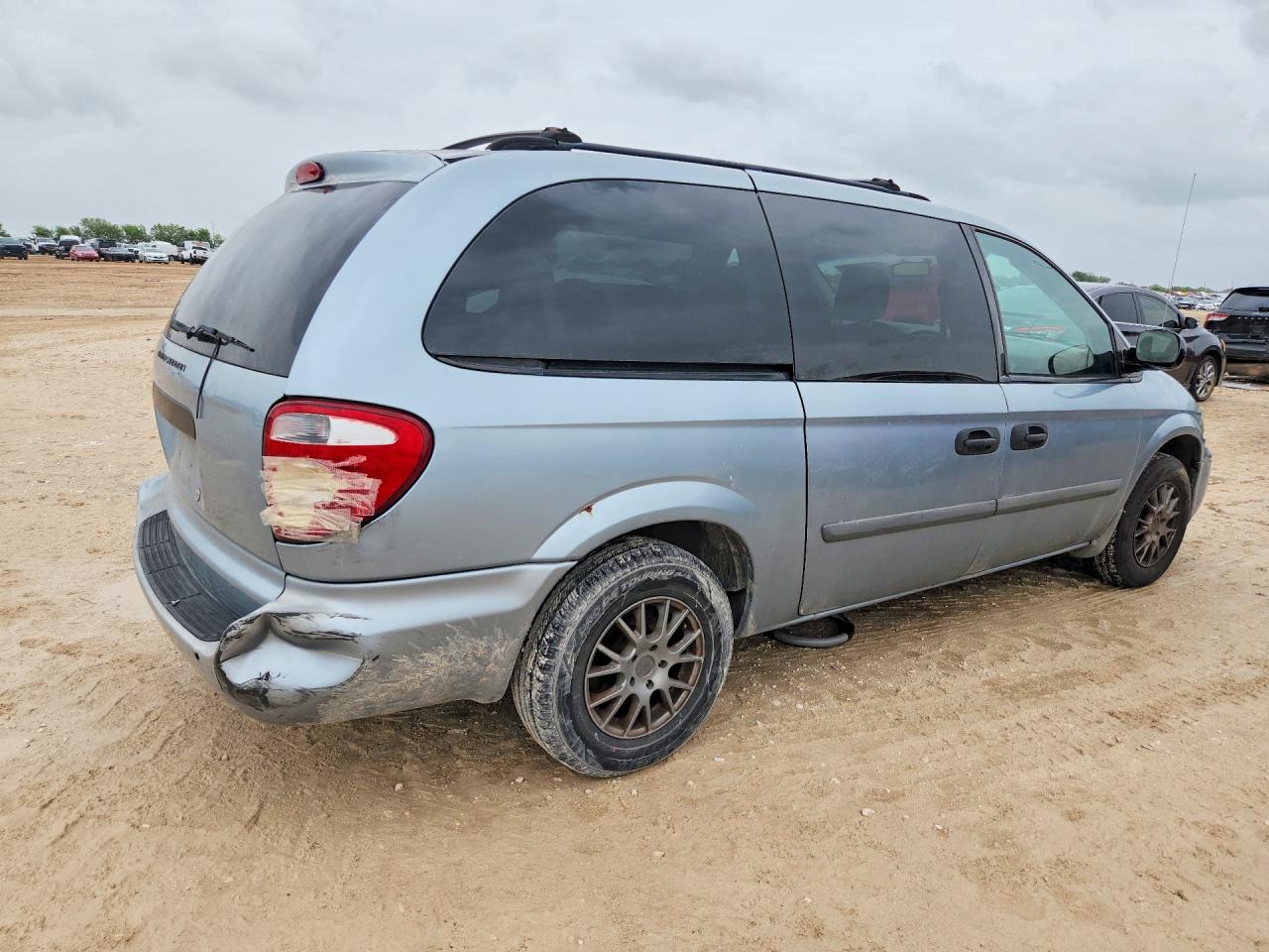 2006 Dodge Grand Caravan Se Синий vin: 1D4GP24R26B754161