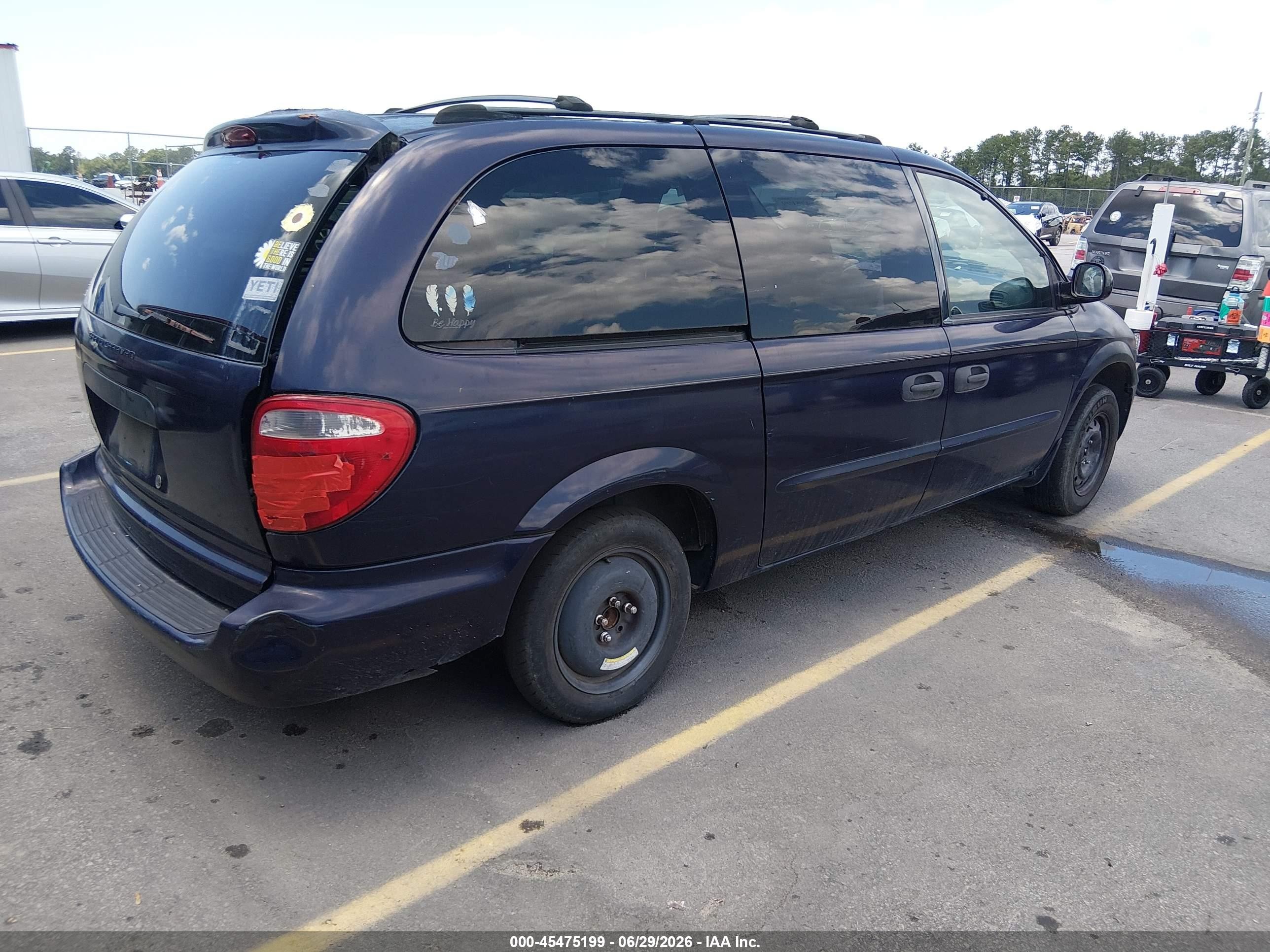 2004 Dodge Grand Caravan Se Purple vin: 1D4GP24R34B560610