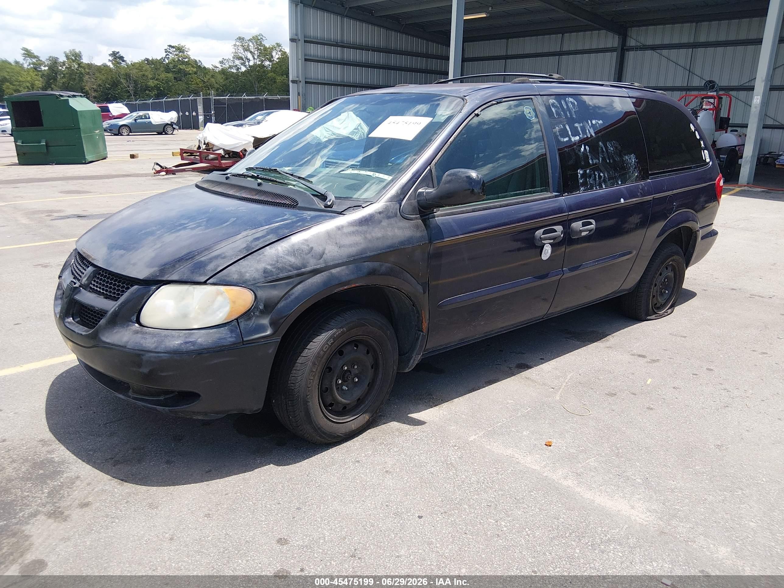 2004 Dodge Grand Caravan Se Purple vin: 1D4GP24R34B560610