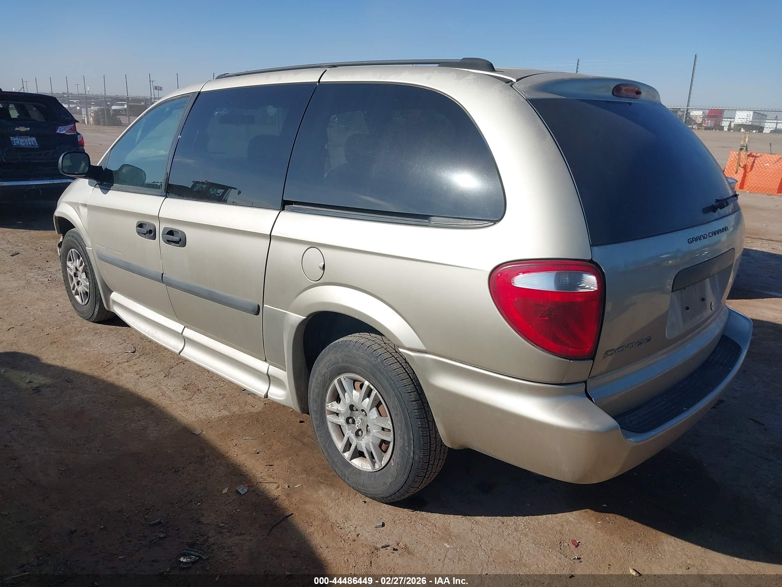 2005 Dodge Grand Caravan Se Champagne vin: 1D4GP24R35B422938