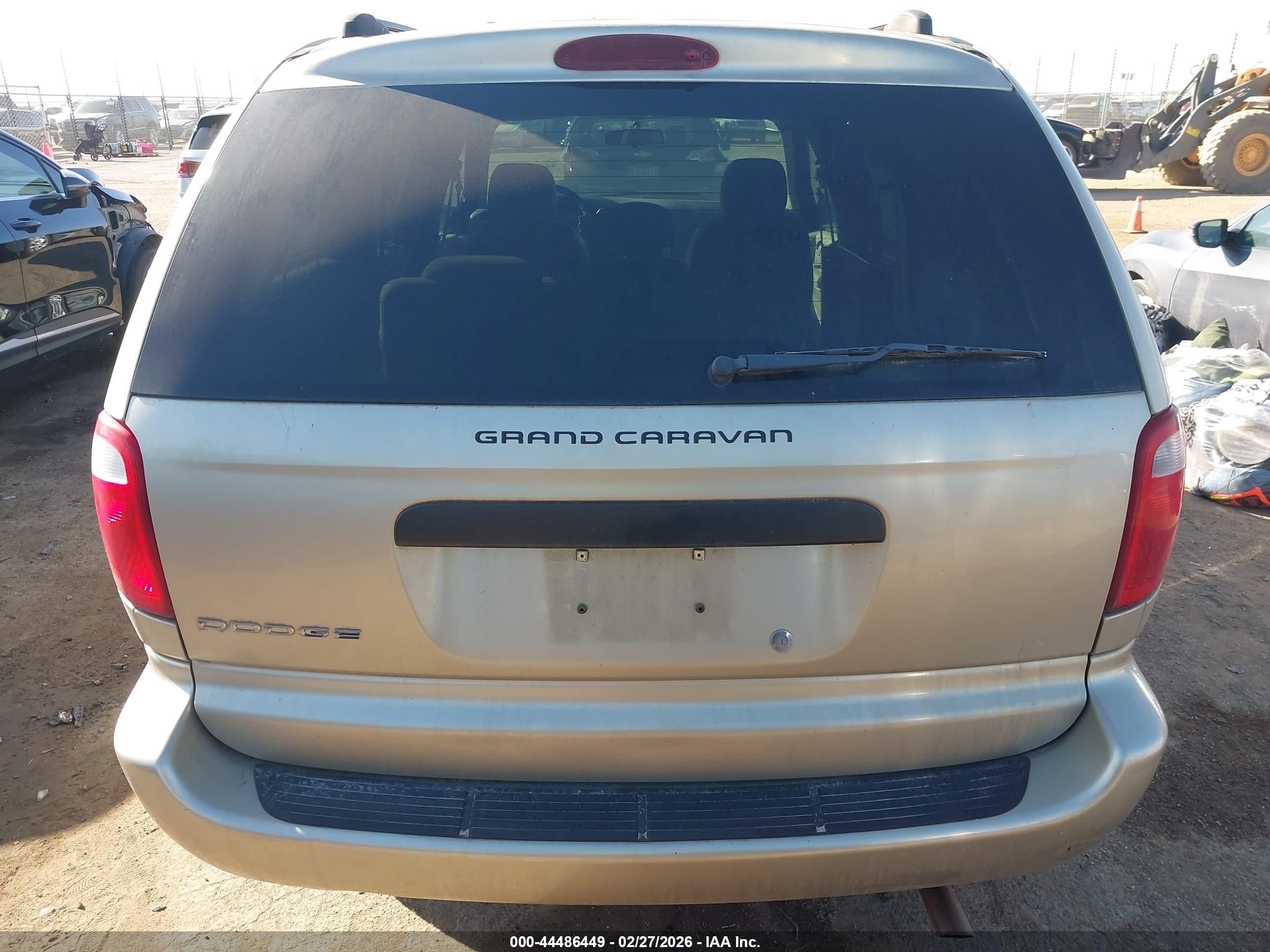 2005 Dodge Grand Caravan Se Champagne vin: 1D4GP24R35B422938