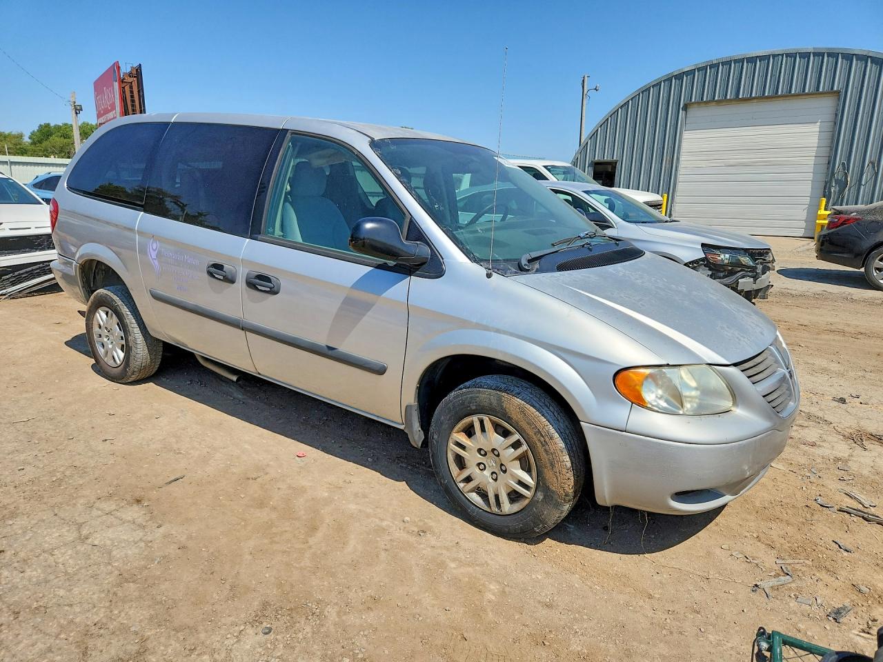 2006 Dodge Grand Caravan Se Silver vin: 1D4GP24R36B508445