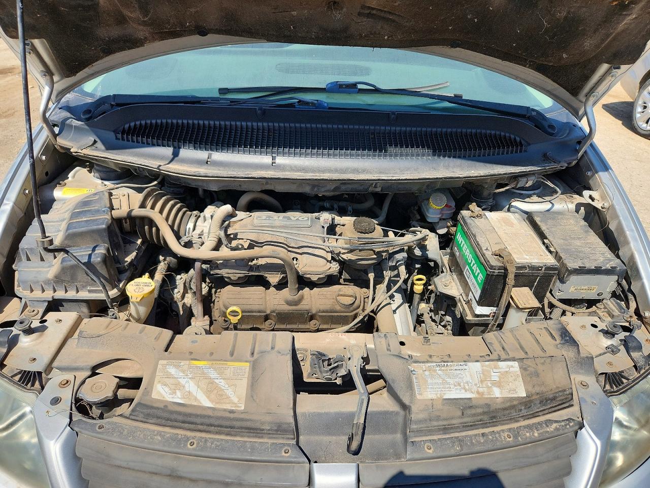 2006 Dodge Grand Caravan Se Silver vin: 1D4GP24R36B508445