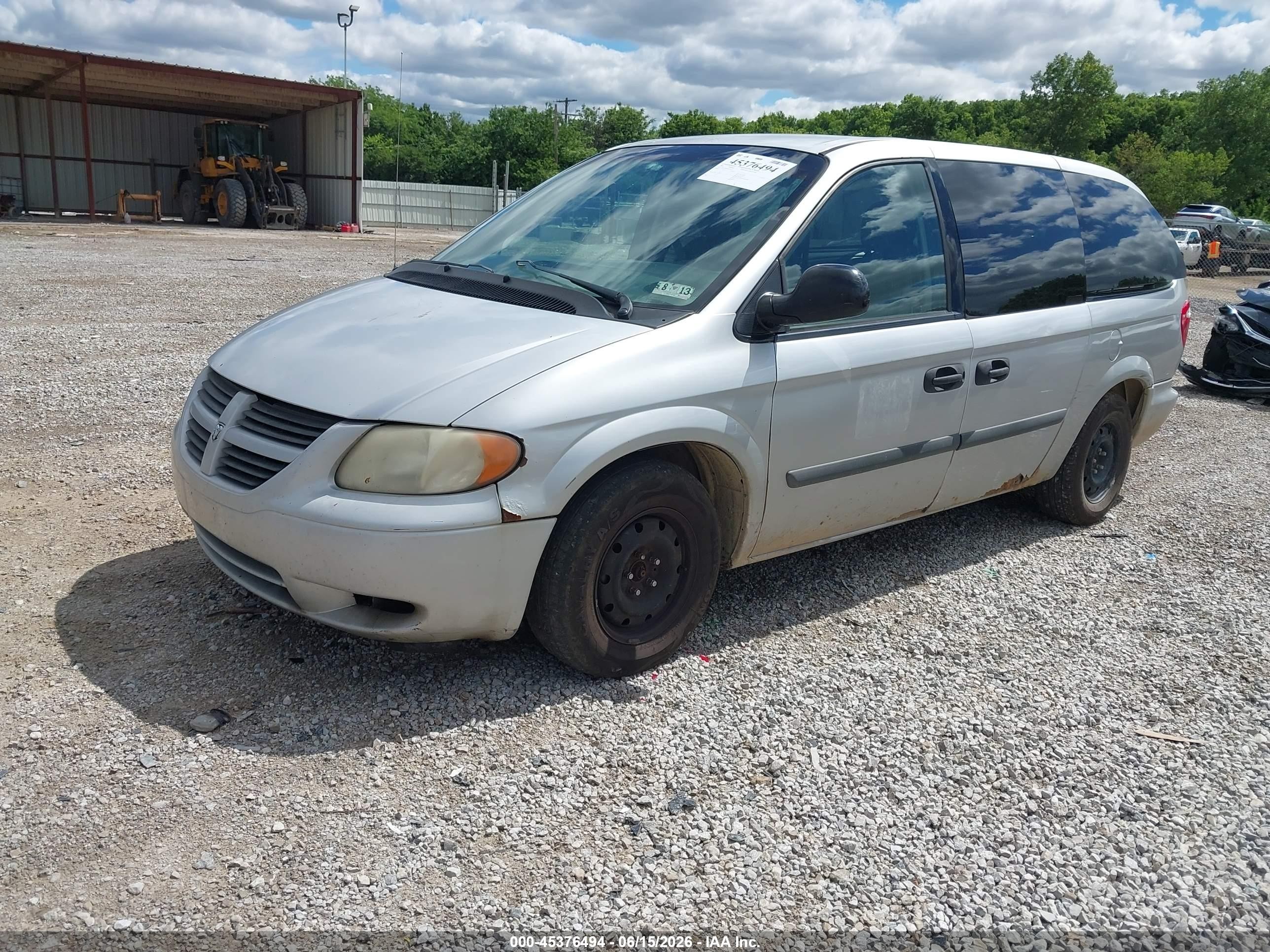 2006 Dodge Grand Caravan Se Silver vin: 1D4GP24R36B534415