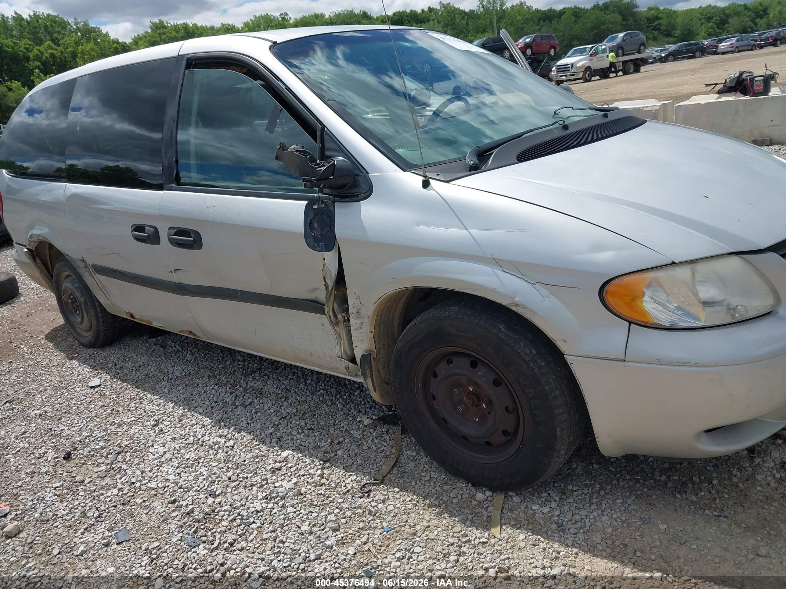 2006 Dodge Grand Caravan Se Silver vin: 1D4GP24R36B534415