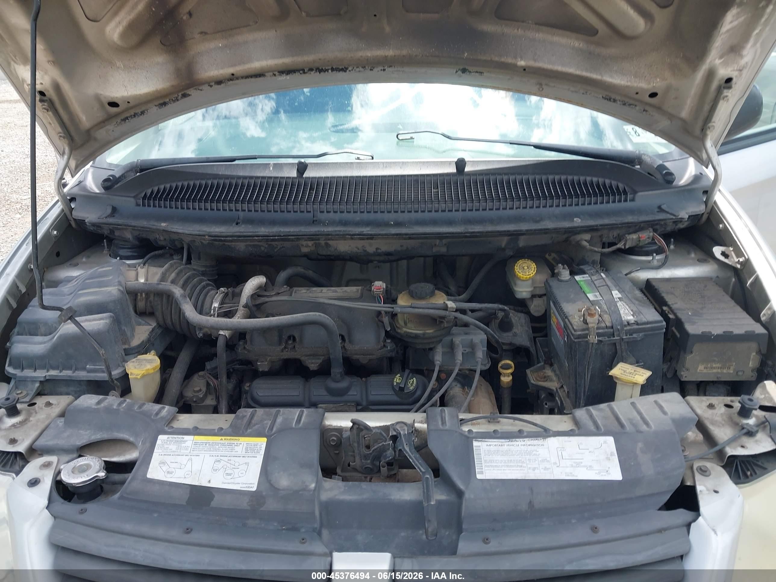 2006 Dodge Grand Caravan Se Silver vin: 1D4GP24R36B534415