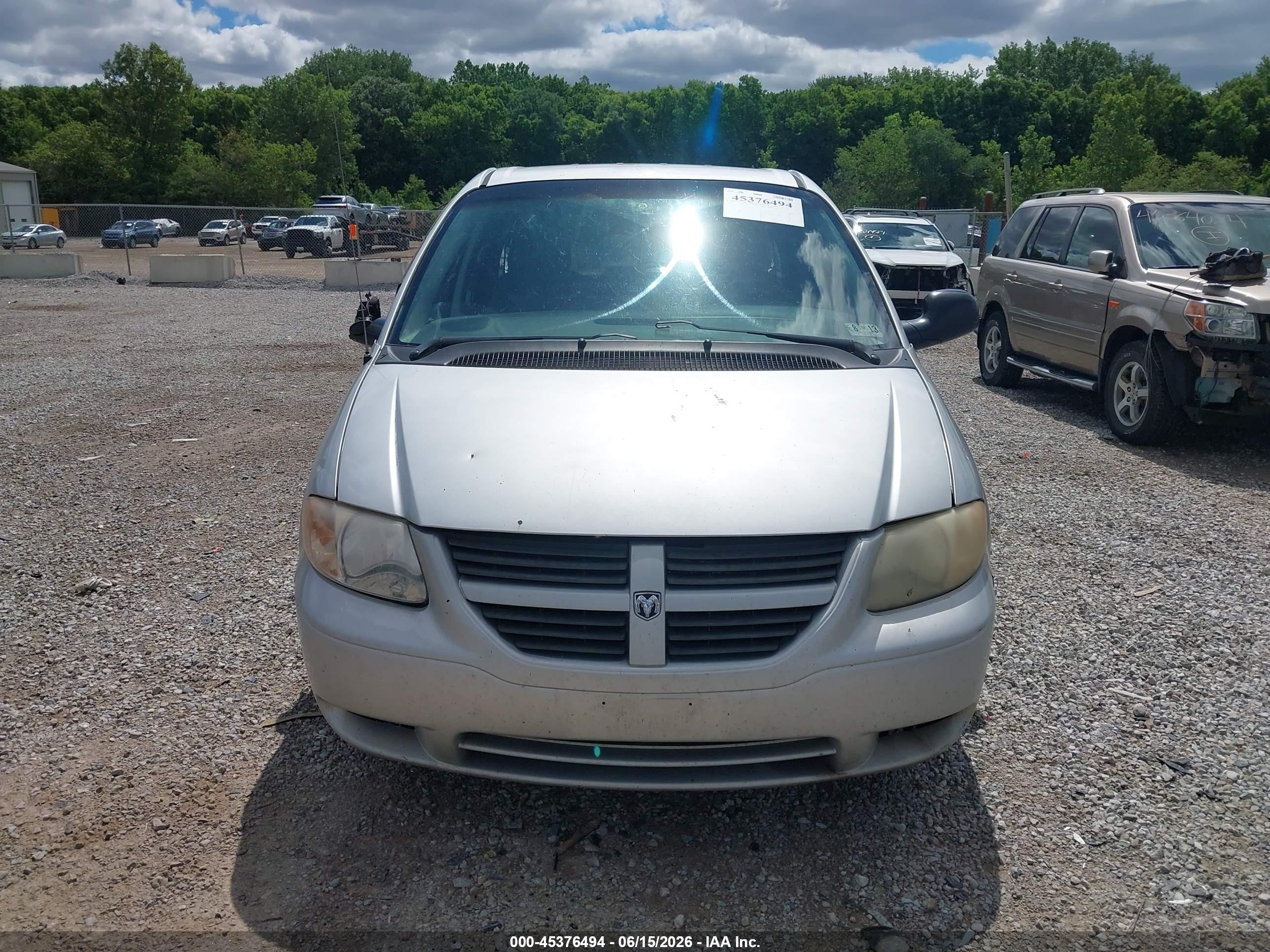2006 Dodge Grand Caravan Se Silver vin: 1D4GP24R36B534415