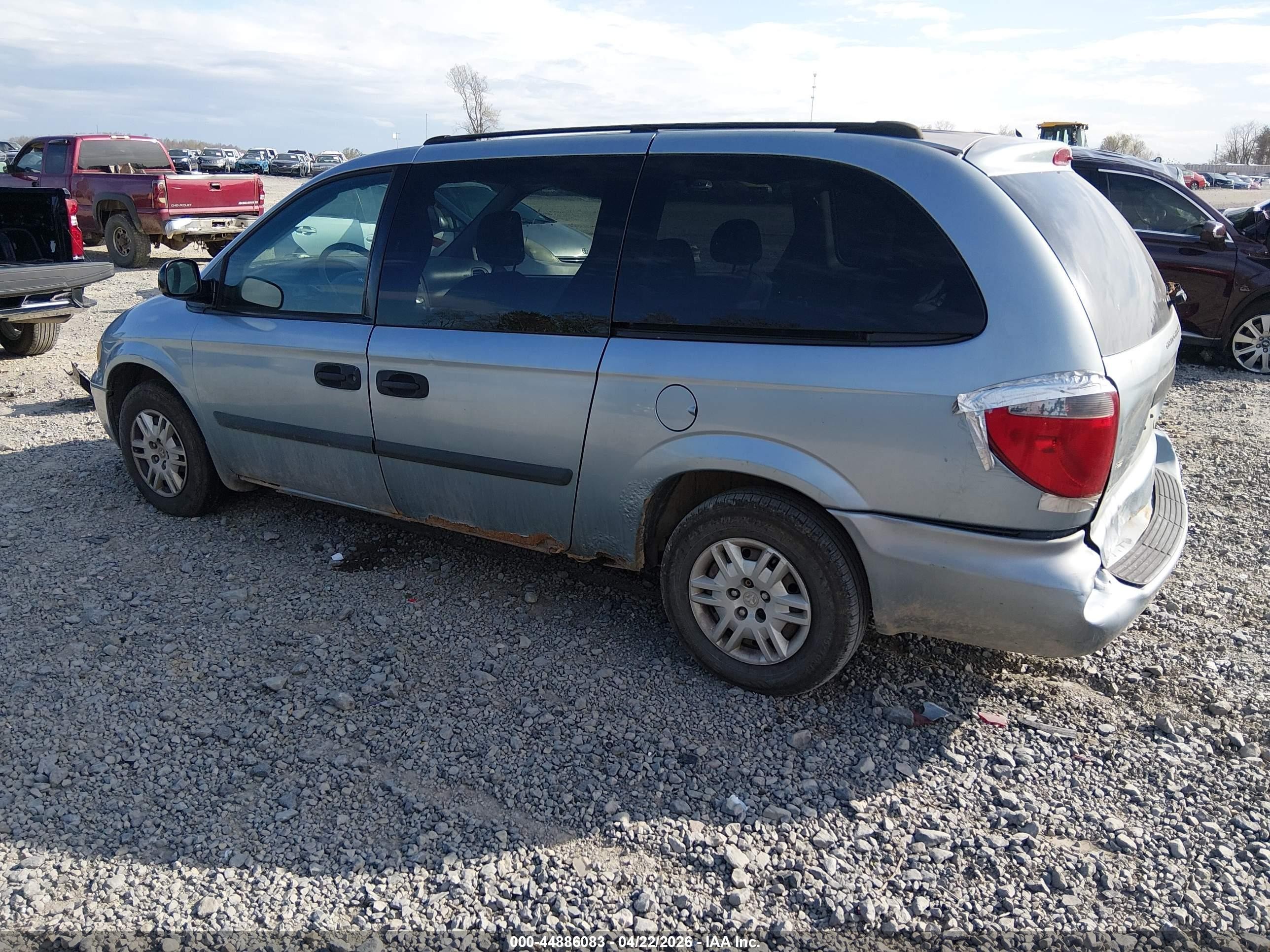 2006 Dodge Grand Caravan Se Синий vin: 1D4GP24R36B555720