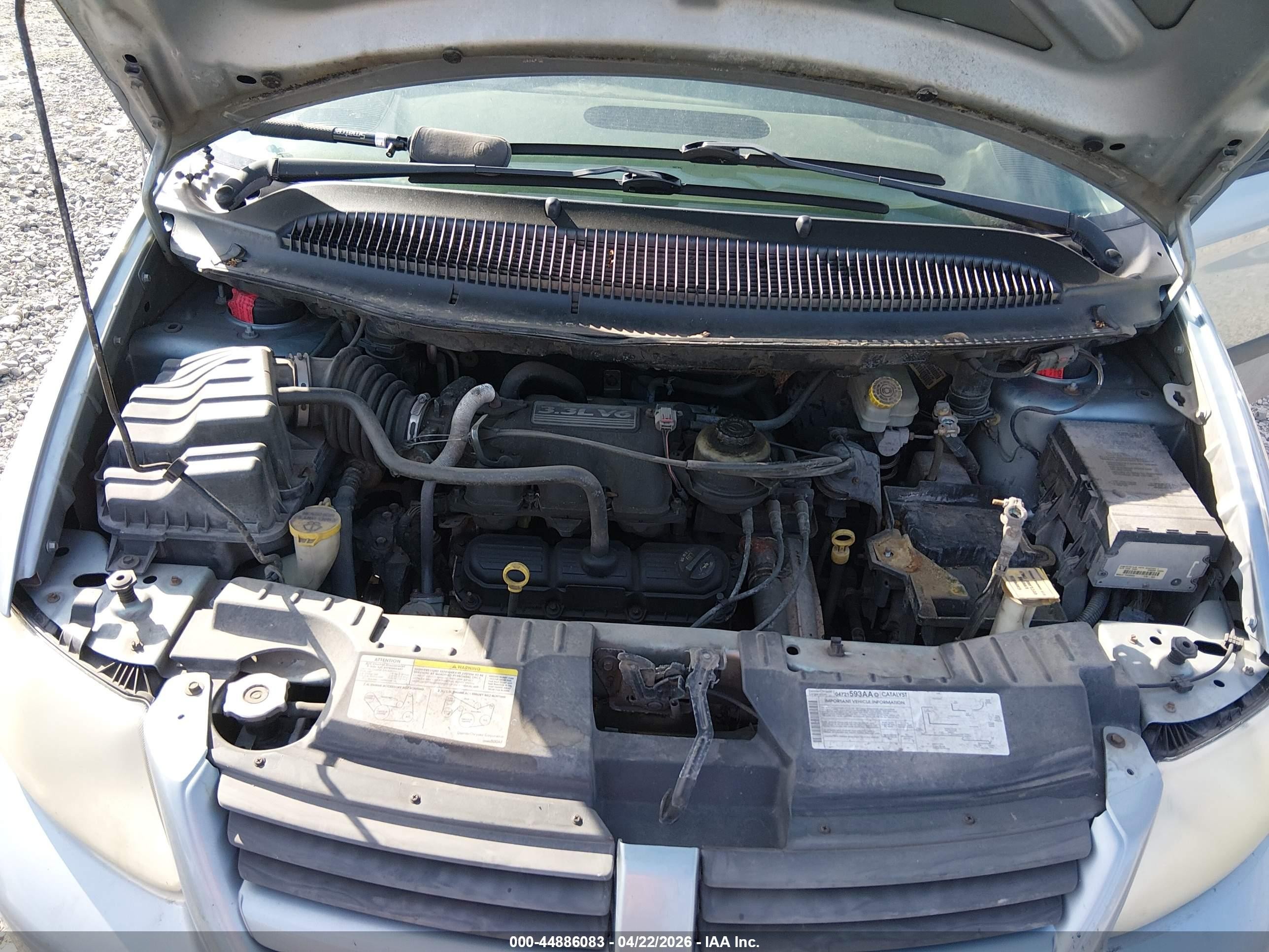 2006 Dodge Grand Caravan Se Синий vin: 1D4GP24R36B555720