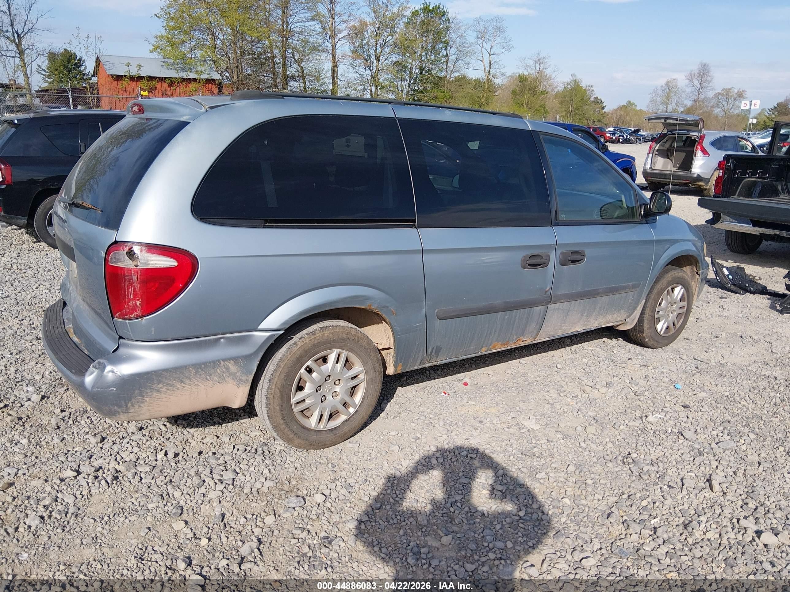 2006 Dodge Grand Caravan Se Синий vin: 1D4GP24R36B555720