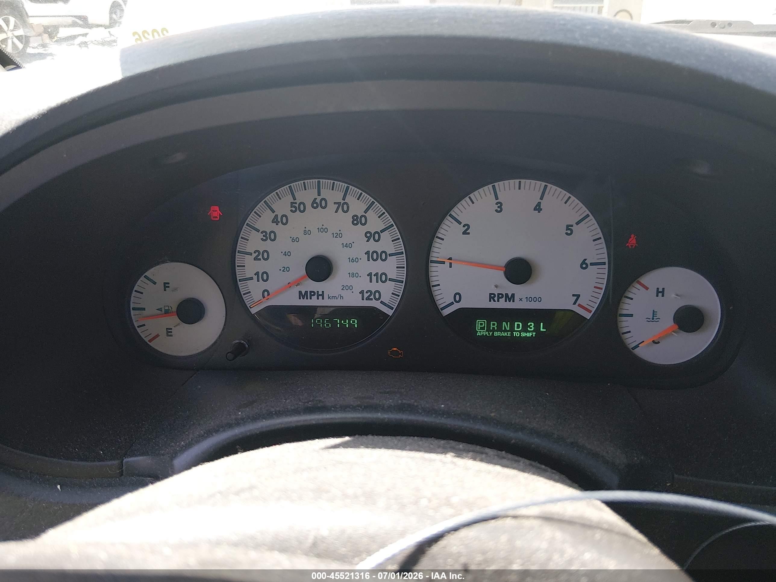 2006 Dodge Grand Caravan Se White vin: 1D4GP24R36B558522