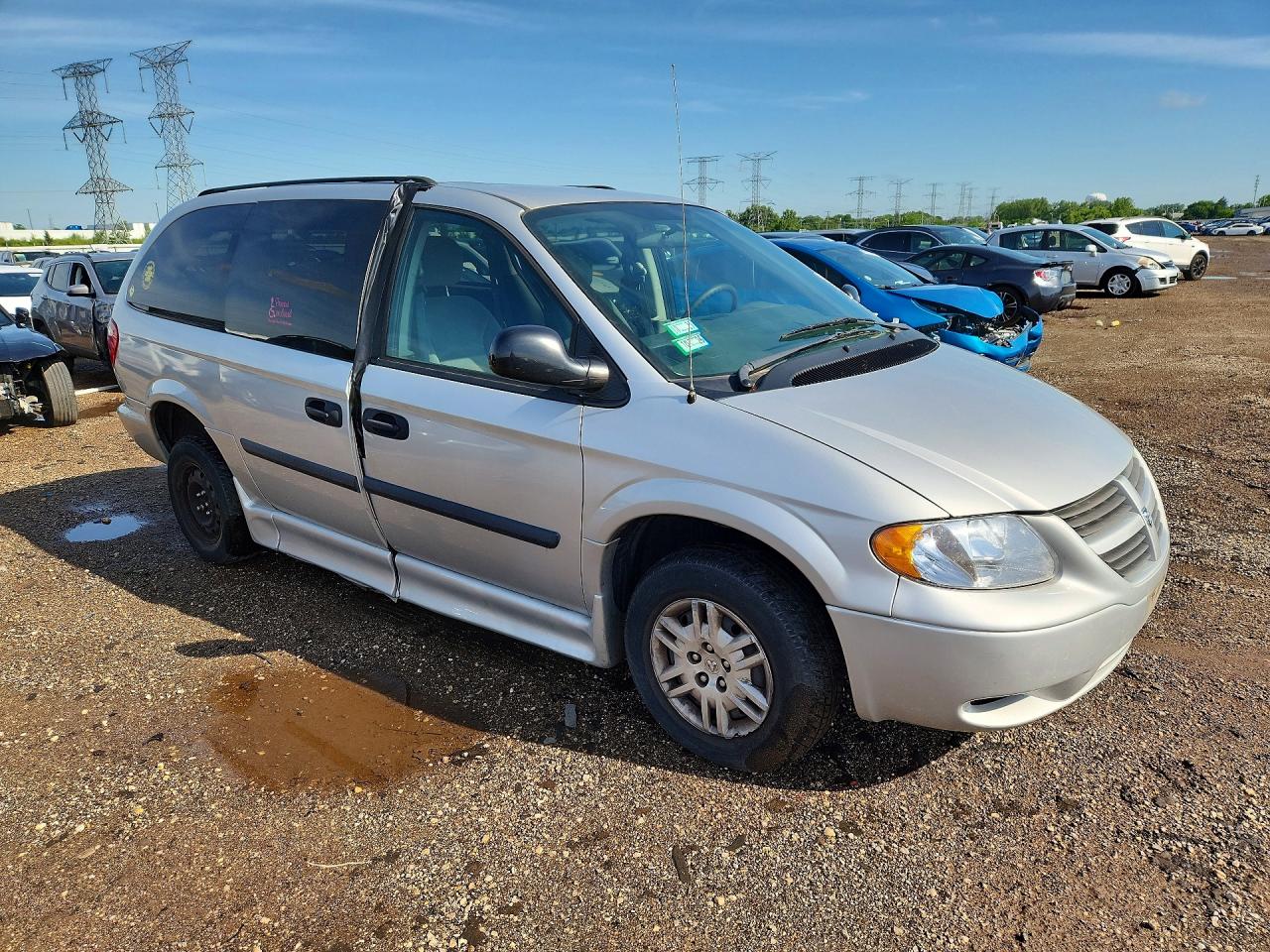 2006 Dodge Grand Caravan Se Silver vin: 1D4GP24R36B621876